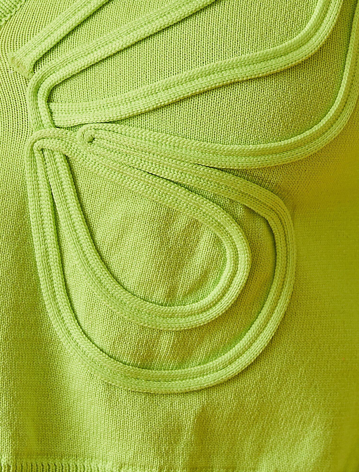   Crop Hırka Kelebek İşlemeli Bağlama Detaylı