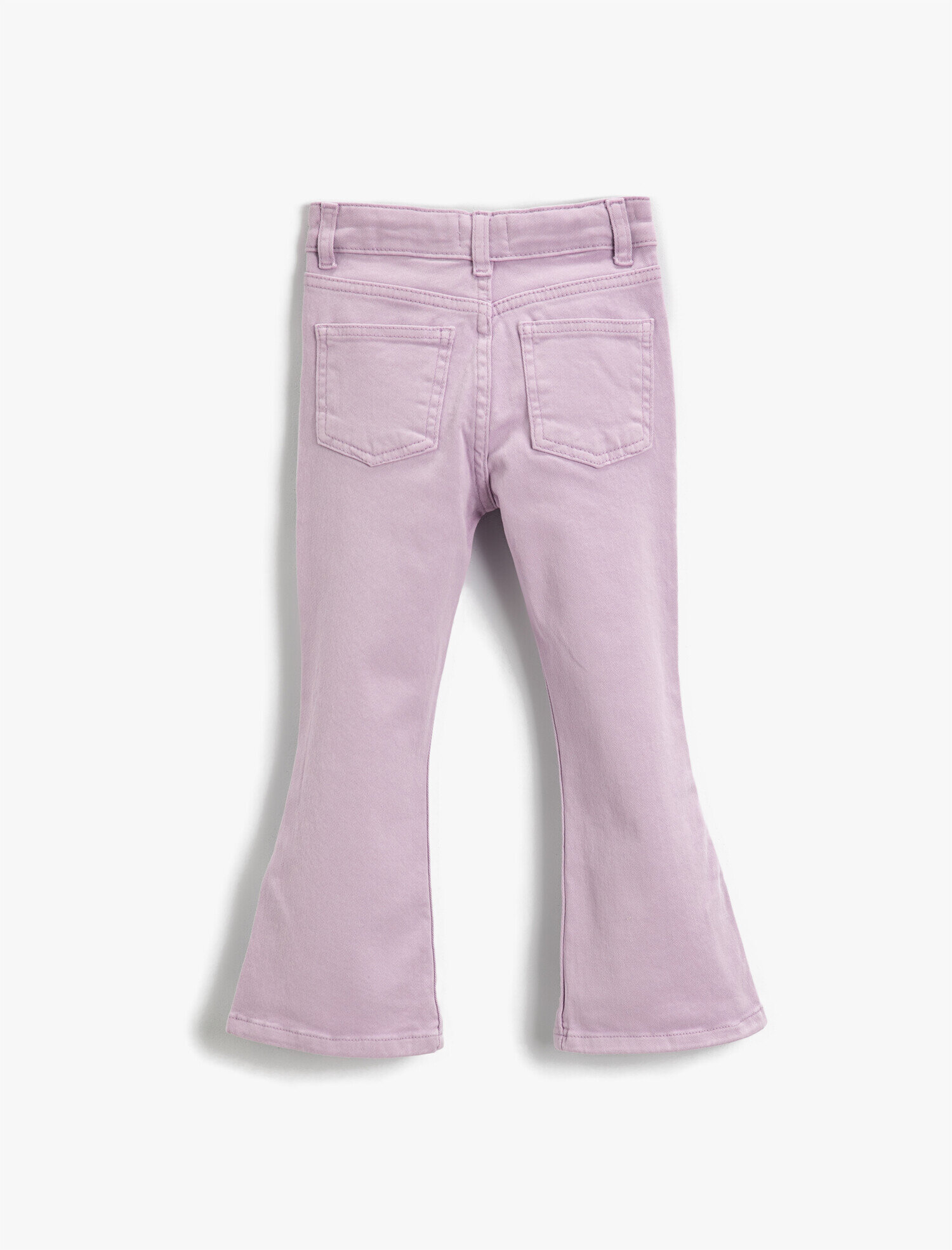  Kız Çocuk İspanyol Paça Kot Pantolon Yırtmaç Detaylı - Flare Jean