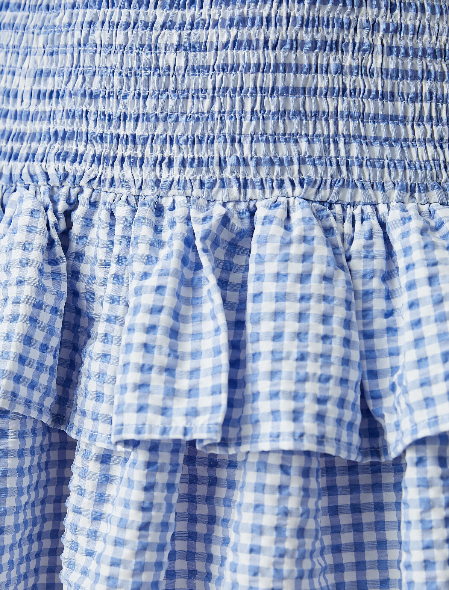   Mini Etek Fırfırlı Gipe Detaylı