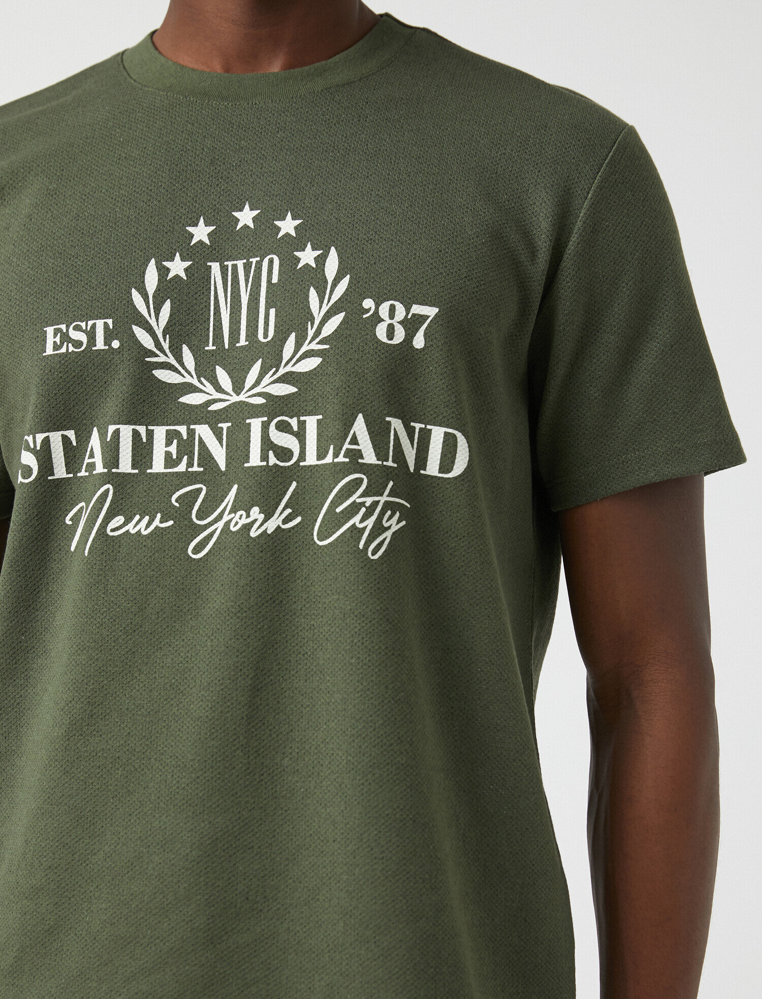   New York Baskılı Tişört