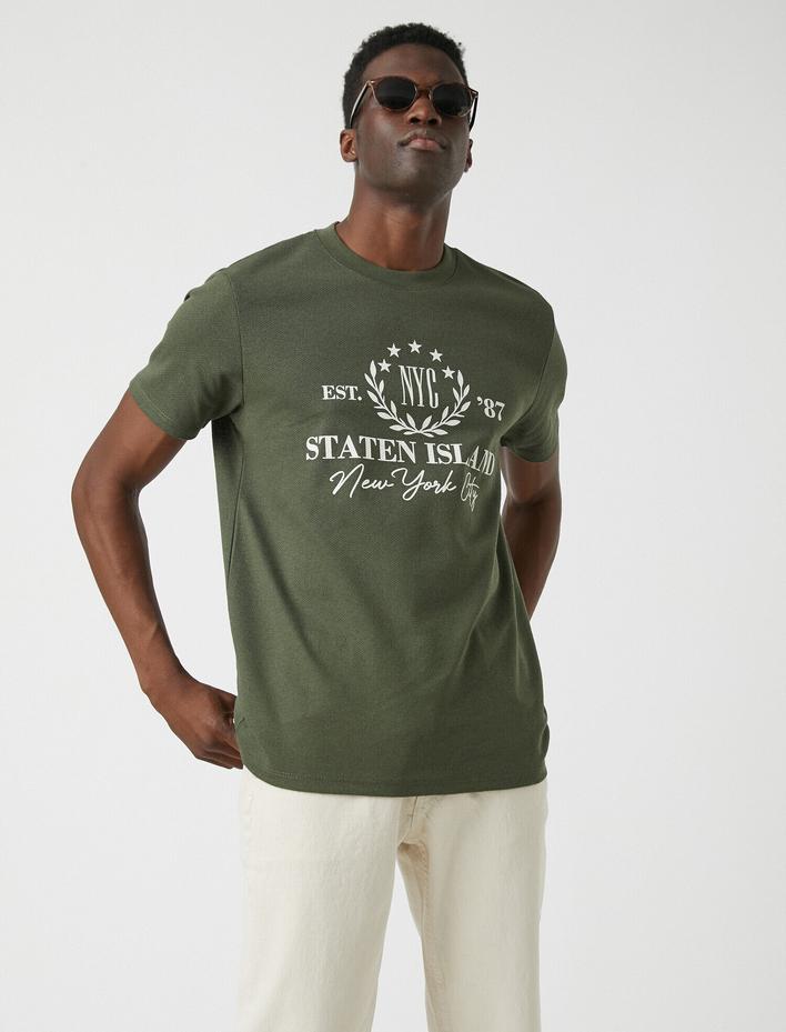  New York Baskılı Tişört