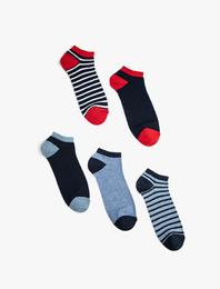 5'li Desenli Çorap Seti