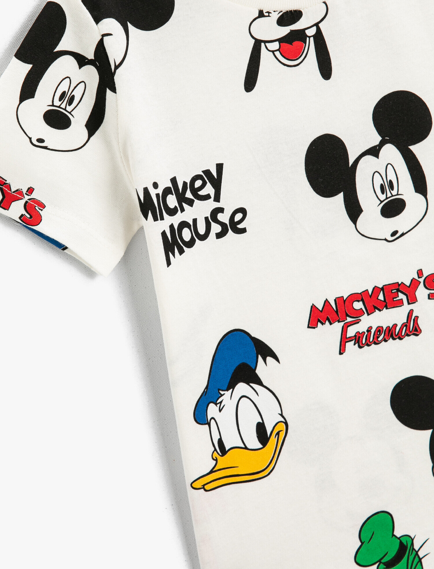  Erkek Bebek Mickey's Friends Lisanslı Baskılı Tişört Pamuklu