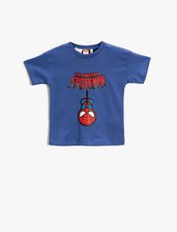 Spiderman Lisanslı Kısa Kollu Tişört Pamuklu
