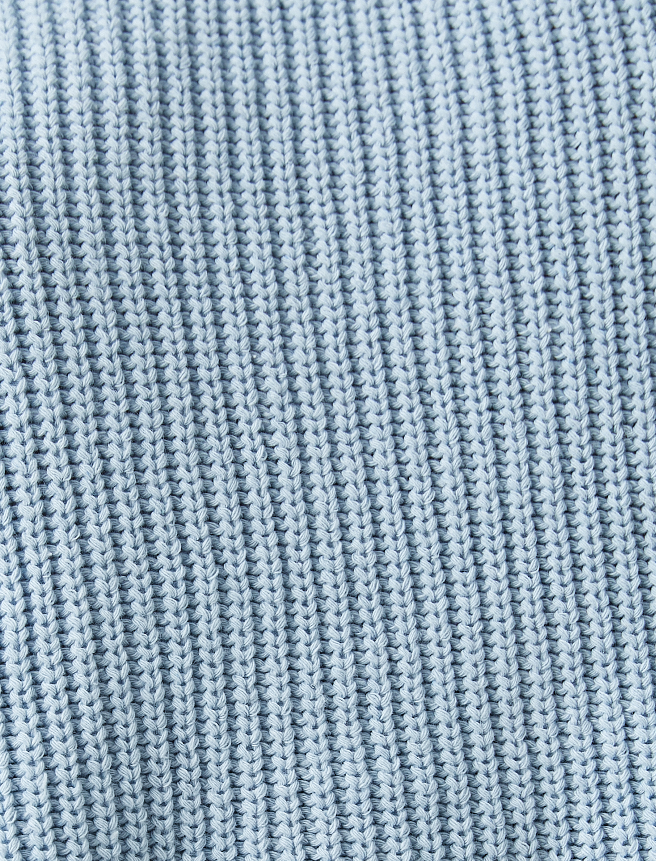   Yaka Detaylı Triko Kazak Uzun Kollu