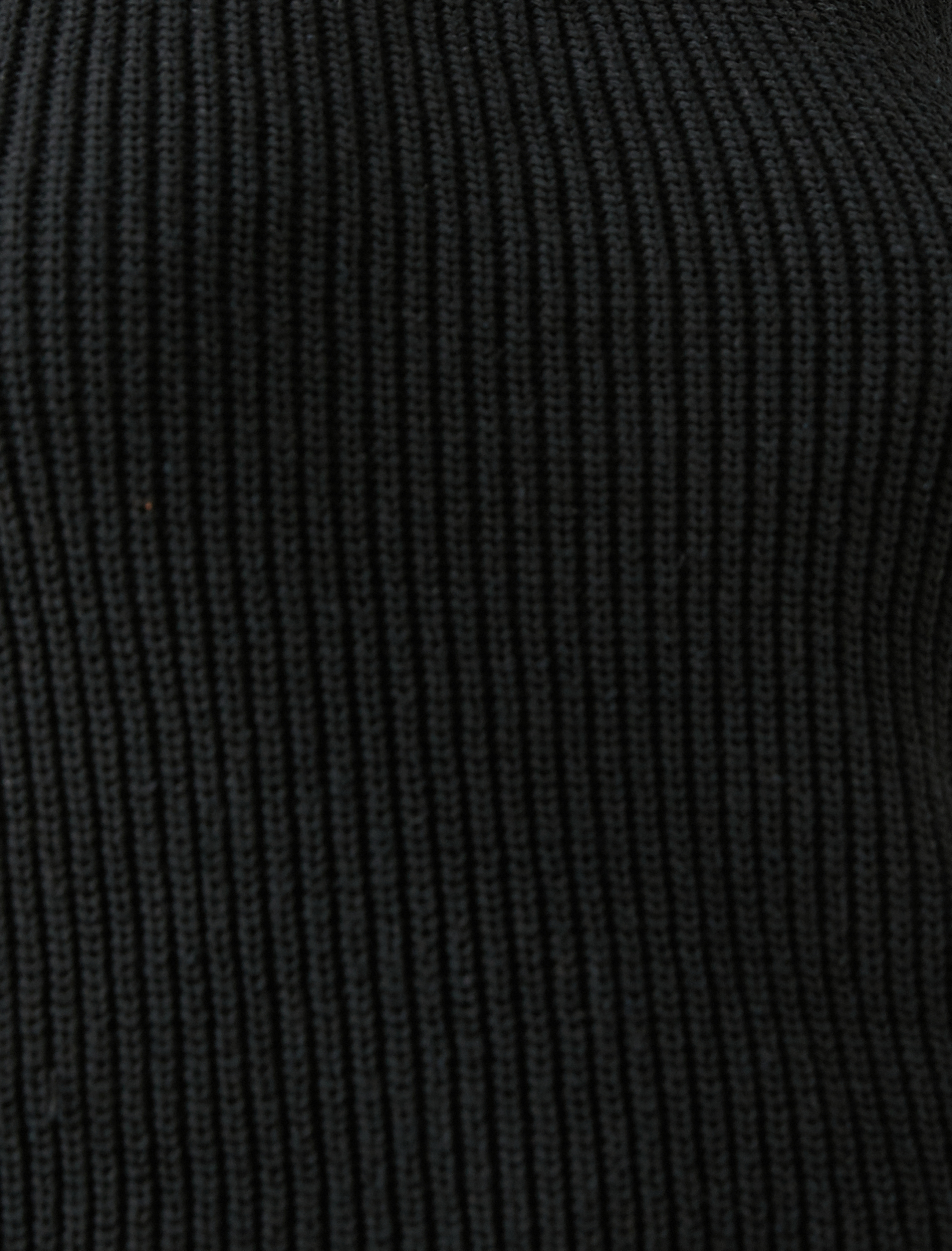   Yaka Detaylı Triko Kazak Uzun Kollu