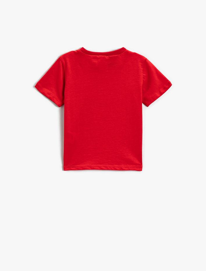 Erkek Bebek Süper Köpek Krypto Baskılı Tişört Lisanslı Kısa Kollu Pamuklu