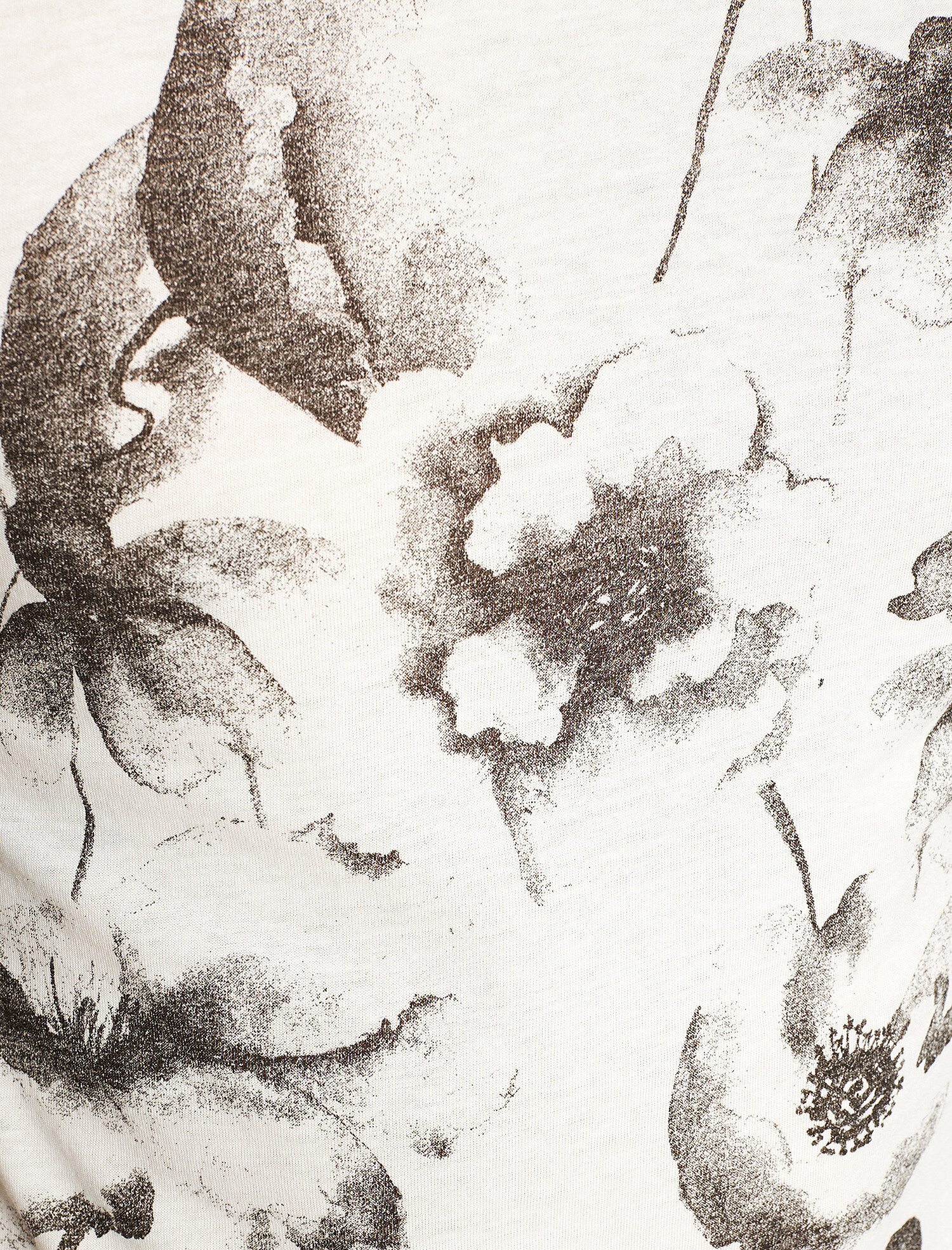   Çiçek Desenli Tişört