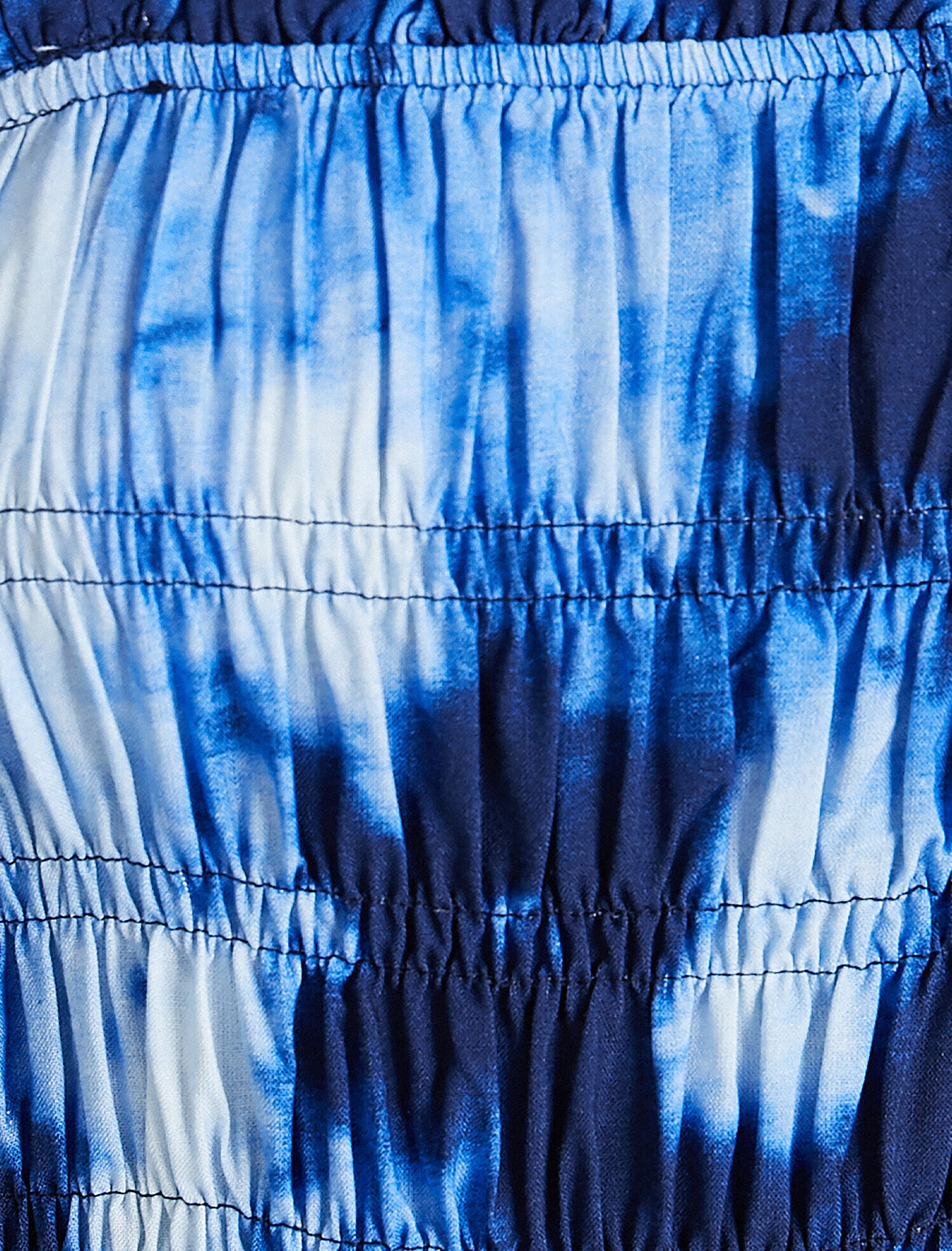   Askılı Uzun Viskon Elbise Desenli Gipe Detaylı