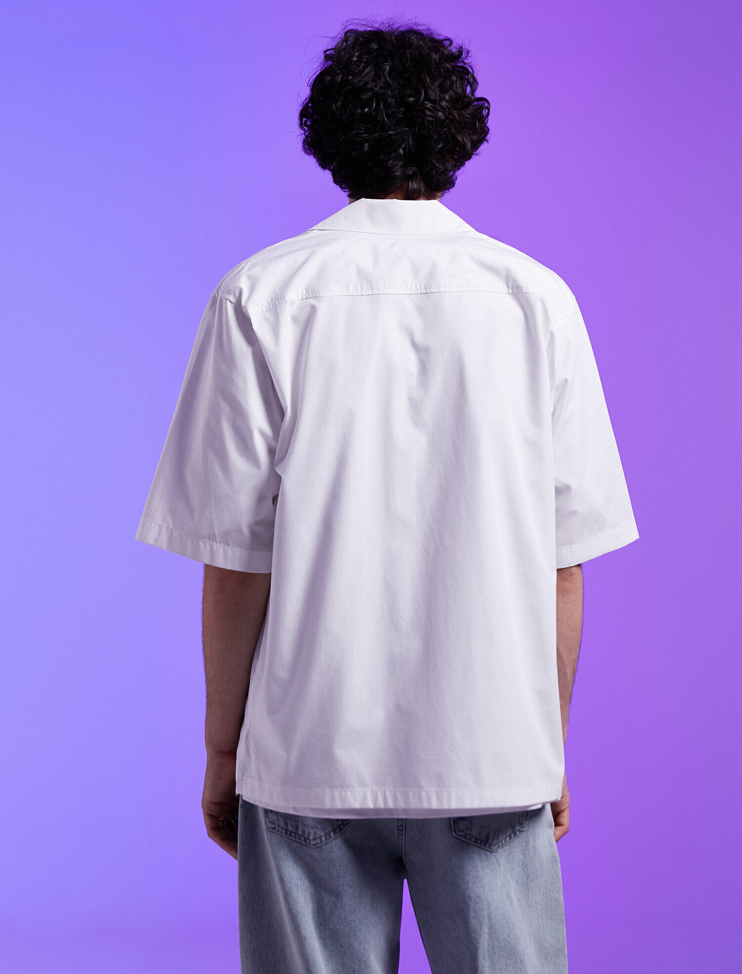   Keten Karışım Gömlek Kısa Kollu