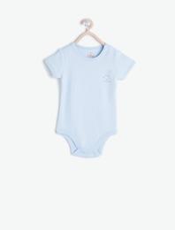 Tavşan Baskılı Çıtçıtlı Body