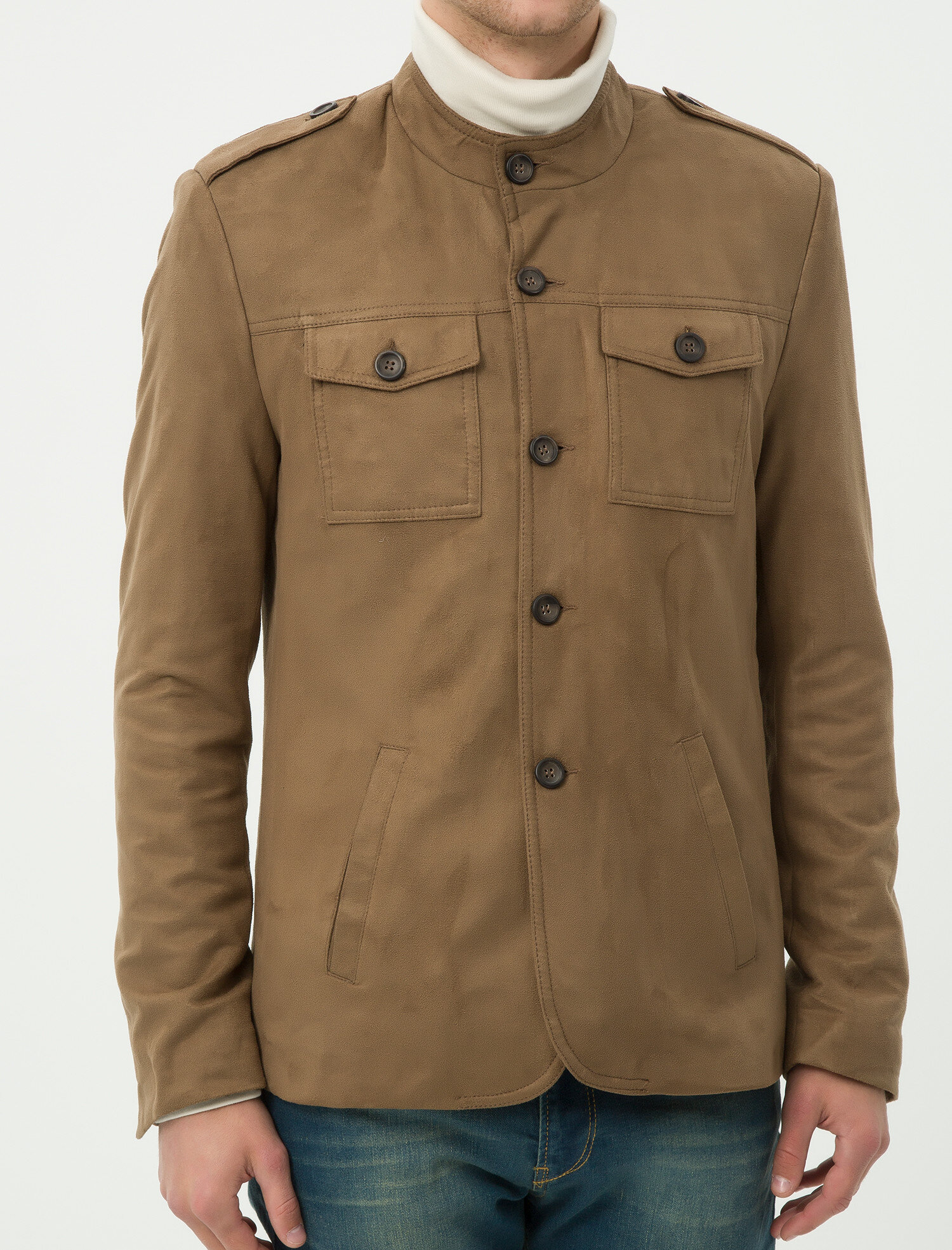 Süet Görünümlü Ceket