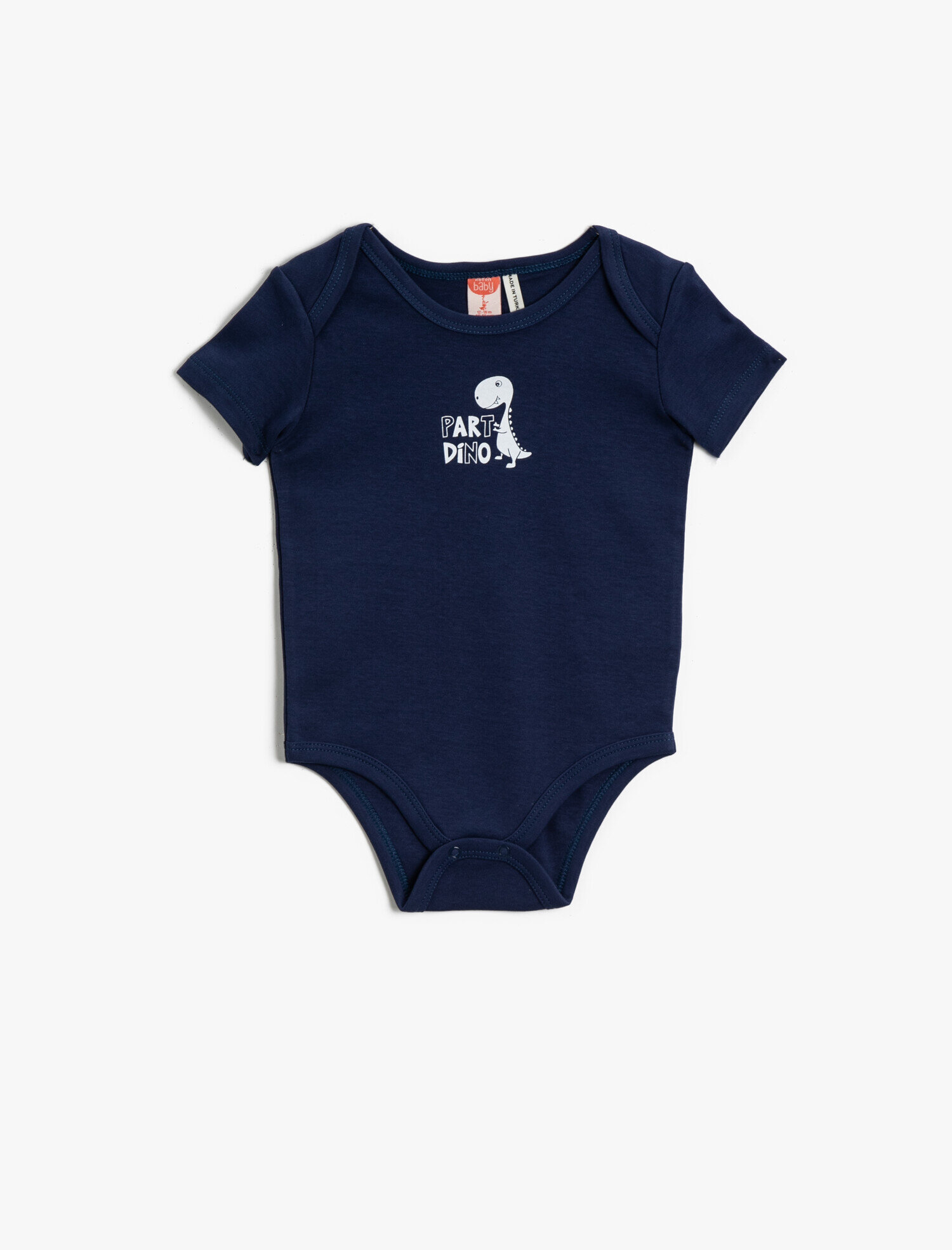  Erkek Bebek Çıtçıtlı Body 2'li Bisiklet Yaka Pamuklu