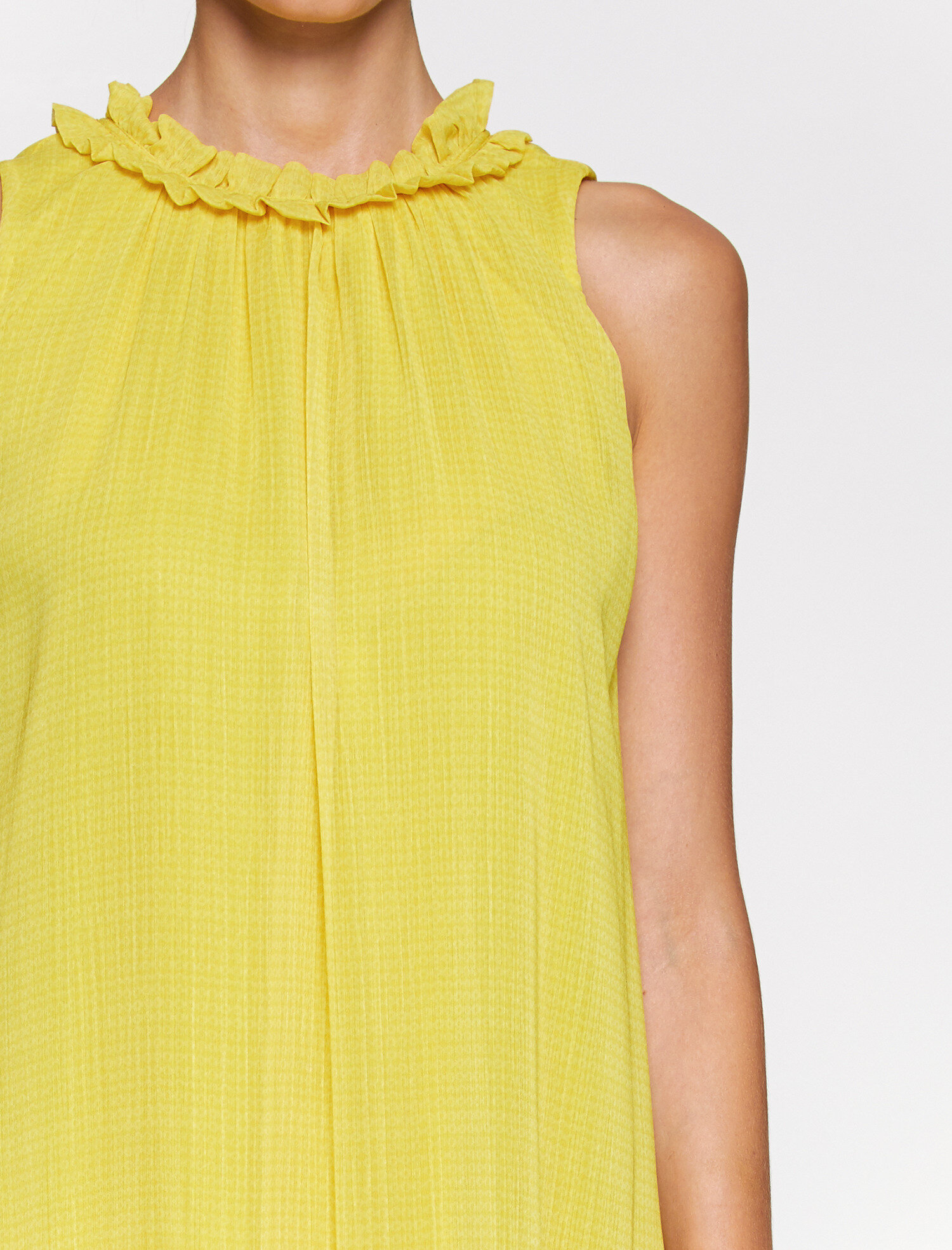   Fırfır Detaylı Elbise