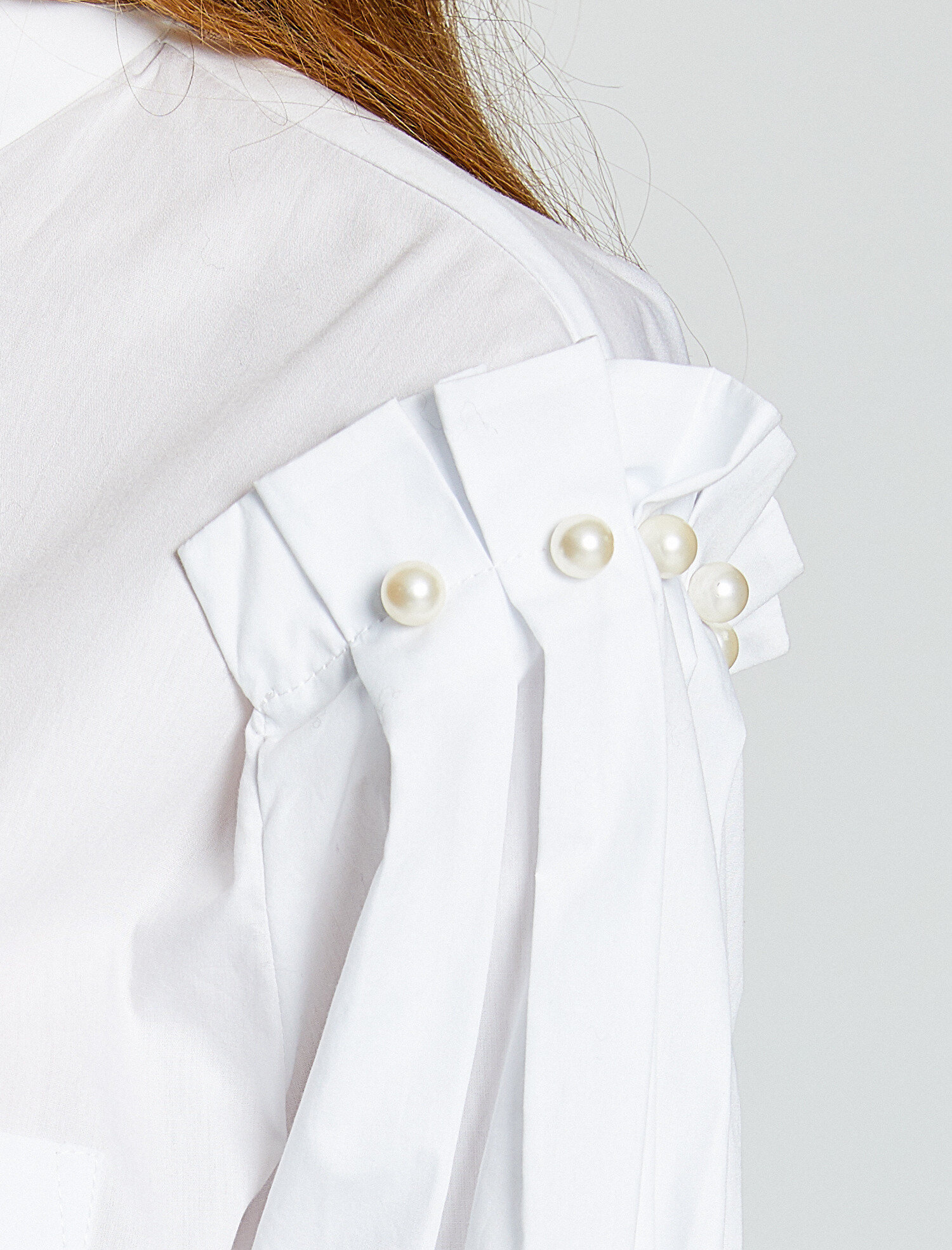   İnci Detaylı Gömlek