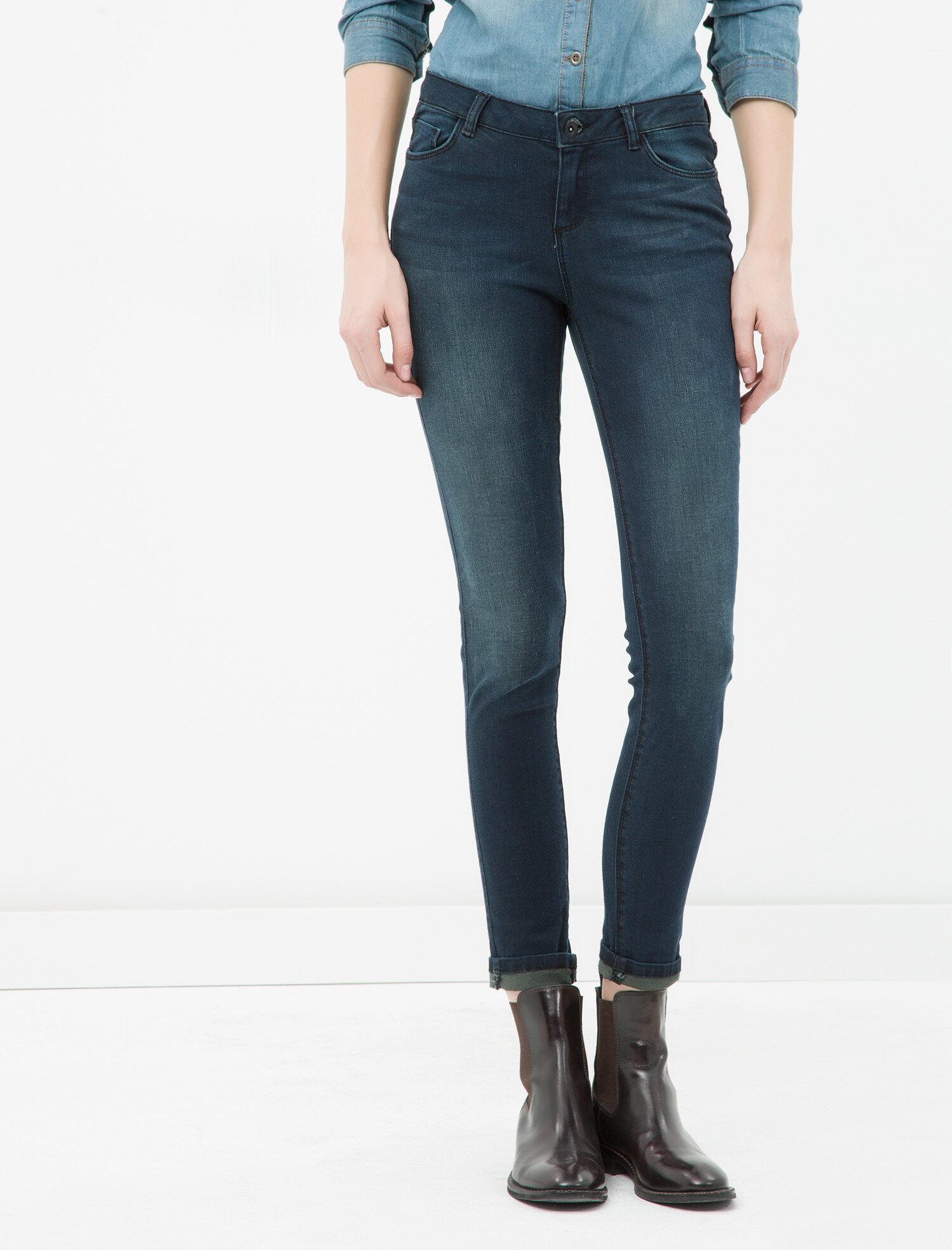 Düşük Bel Jean Pantolon