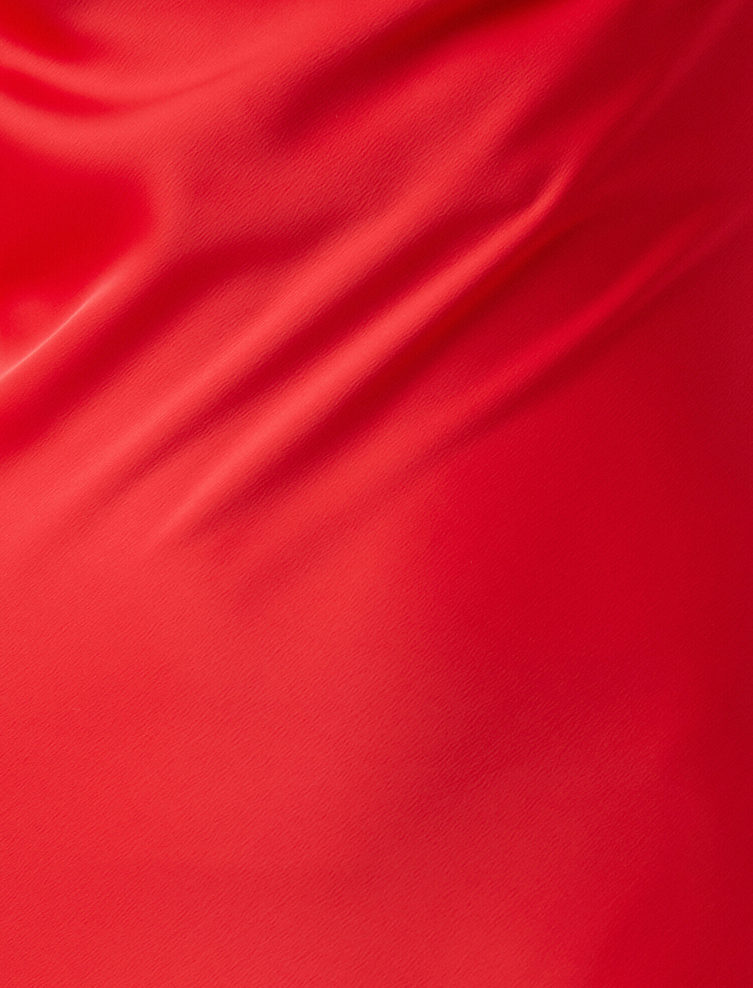   Uzun Abiye Elbise Askılı Saten Degaje Yaka