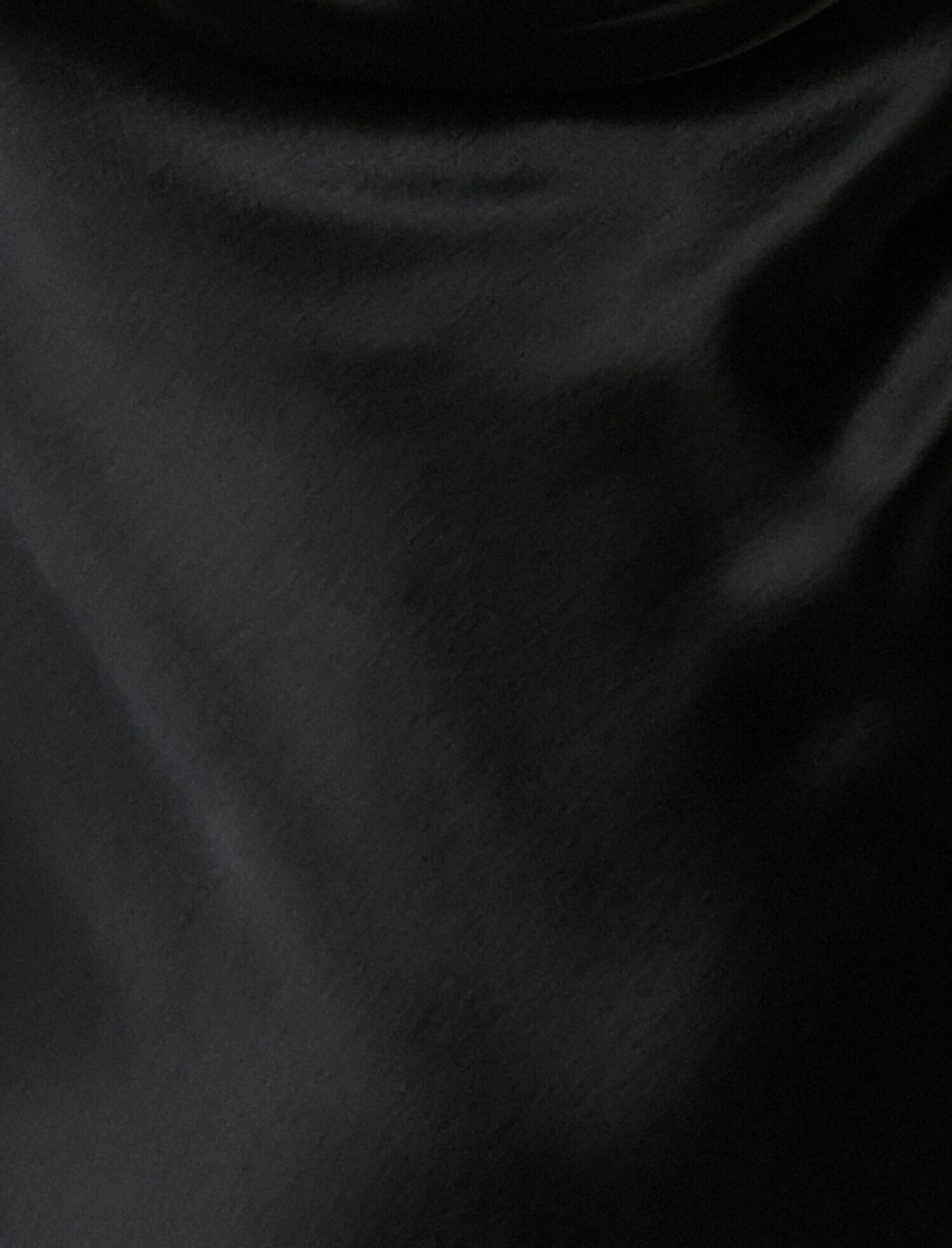   Mini Viskon Elbise Askılı Saten Degaje Yaka