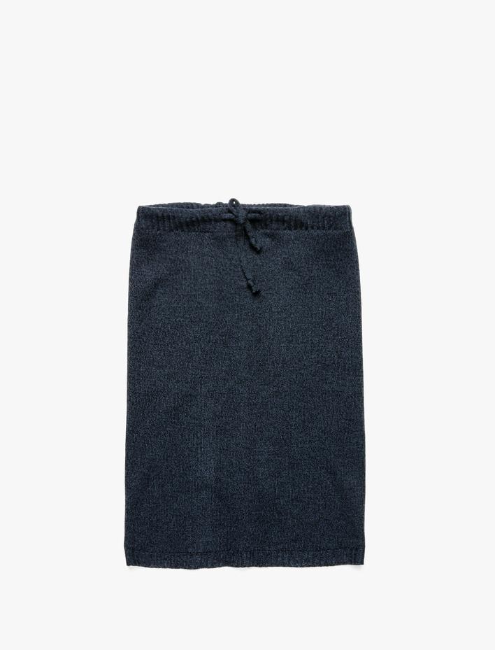 Erkek Bağlama Detaylı Örgü Boyunluk