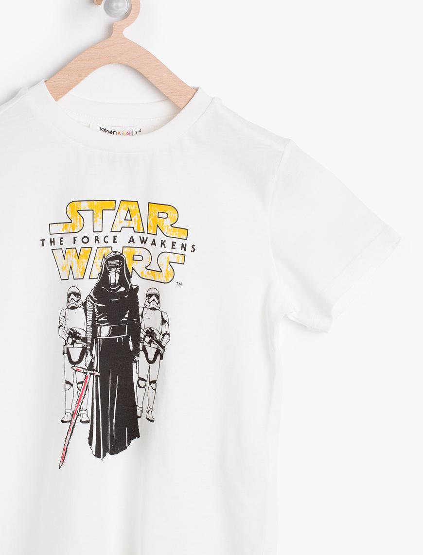  Erkek Çocuk Star Wars Baskılı Tişört