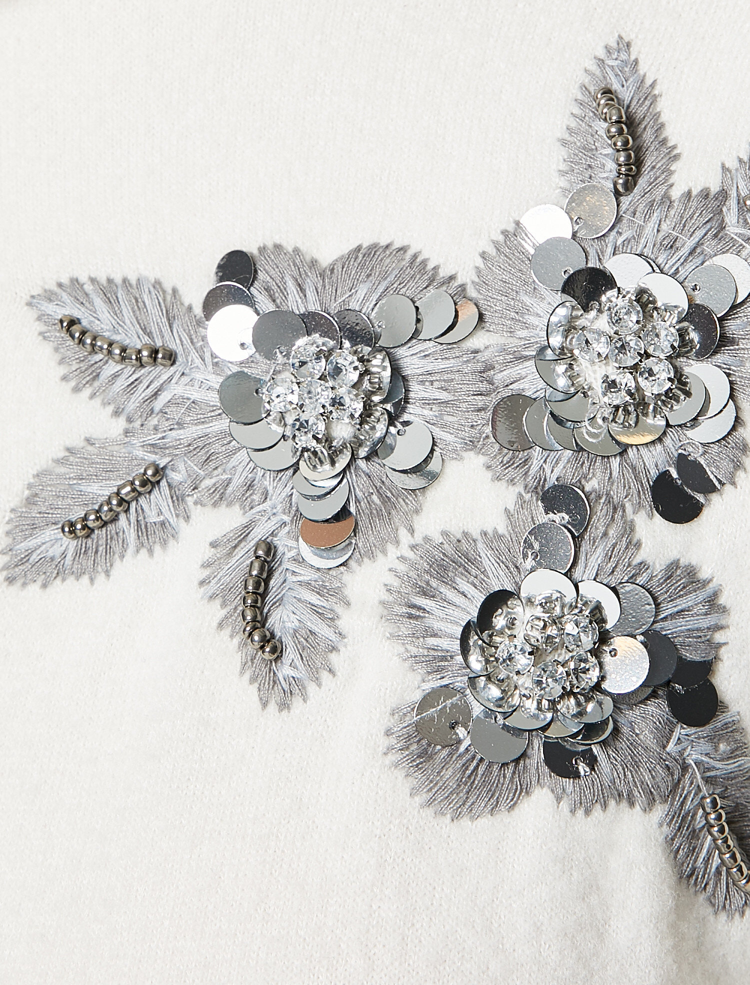   Boncuk İşlemeli Kazak