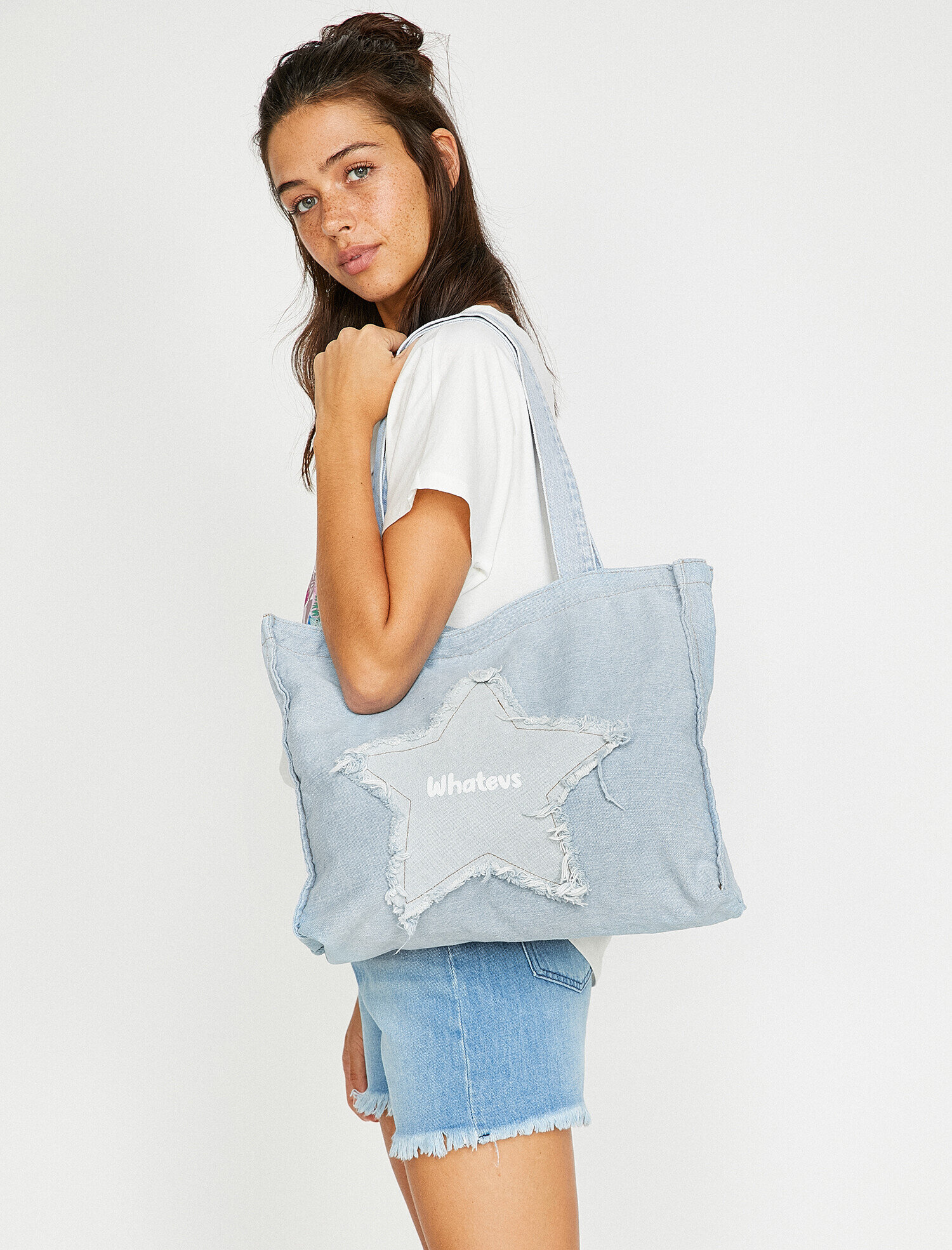  Kadın Jean Omuz Çantası