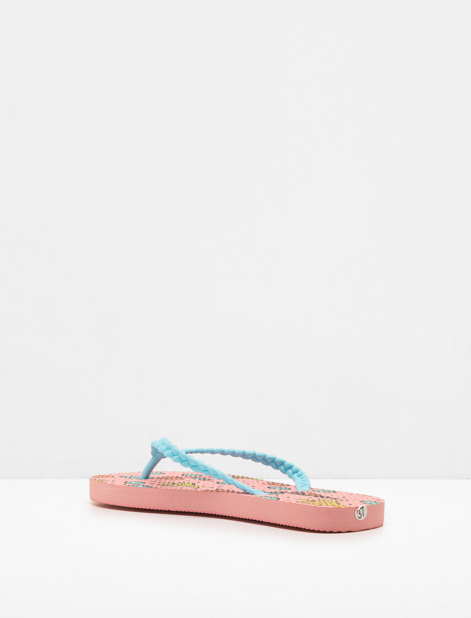  Kadın Desenli Parmak Arası Terlik