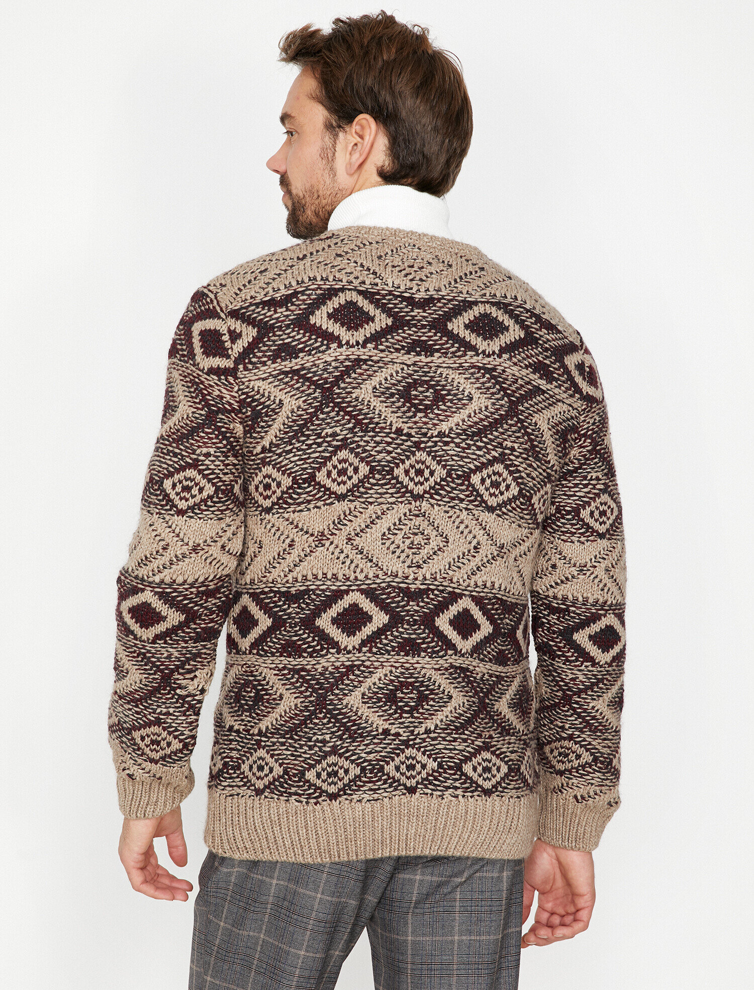   Desenli Kışlık Kazak