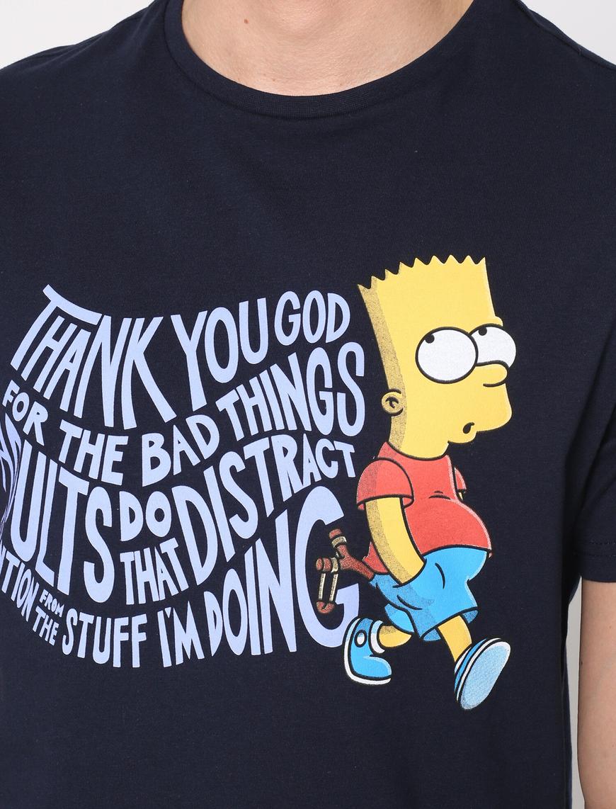   Simpsons Baskılı Tişört