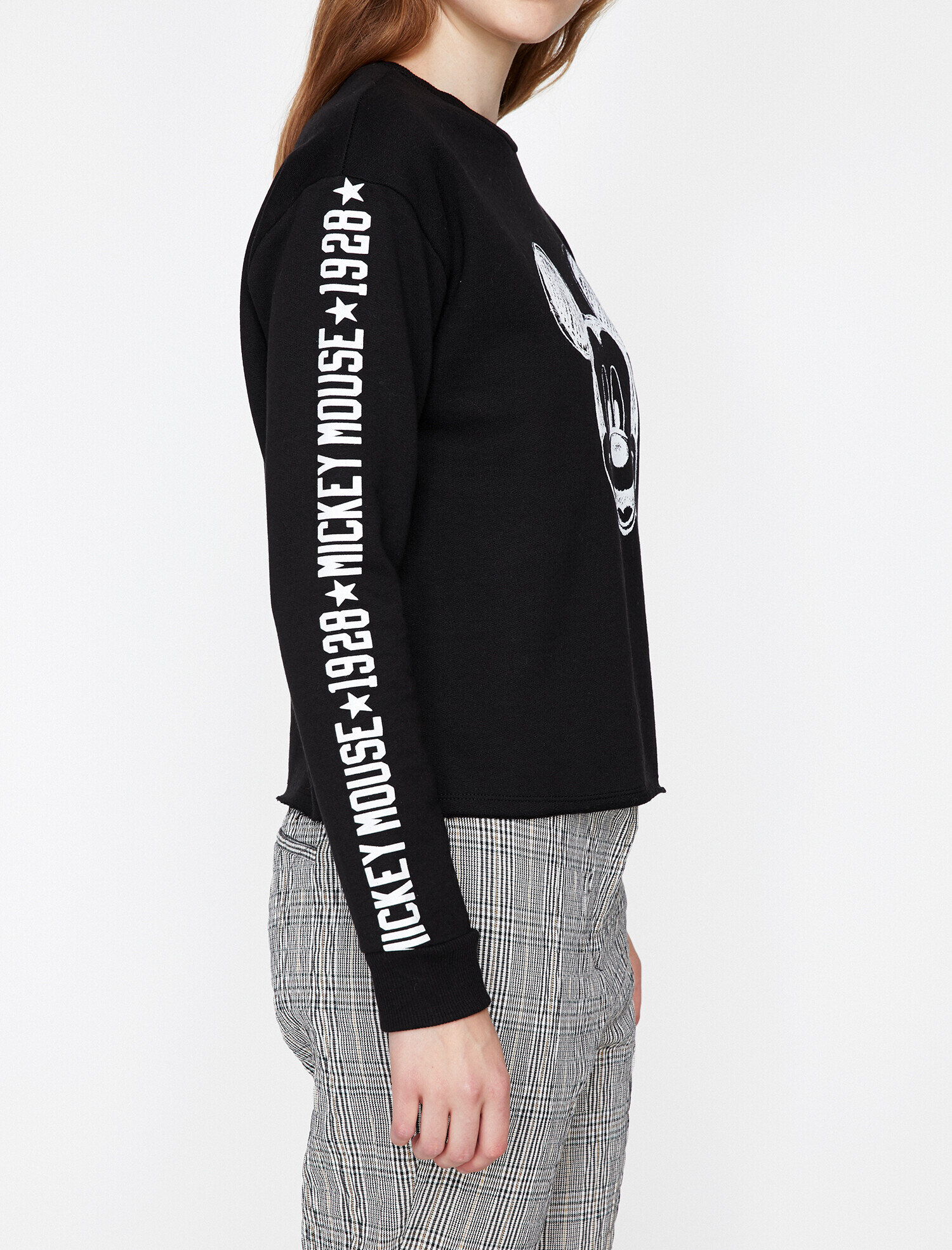 Mickey Mouse Lisanslı Baskılı Sweatshirt