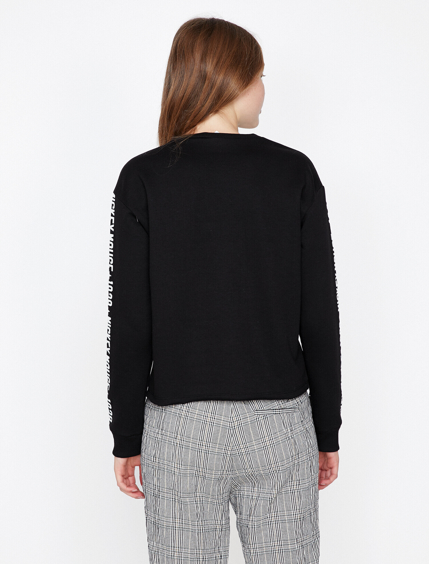 Mickey Mouse Lisanslı Baskılı Sweatshirt