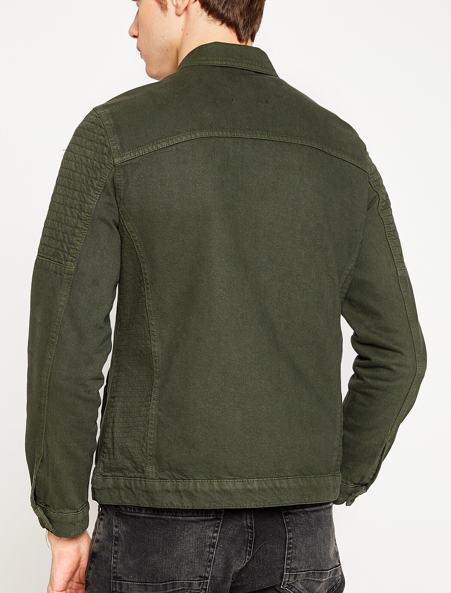   Klasik Yaka Jean Ceket