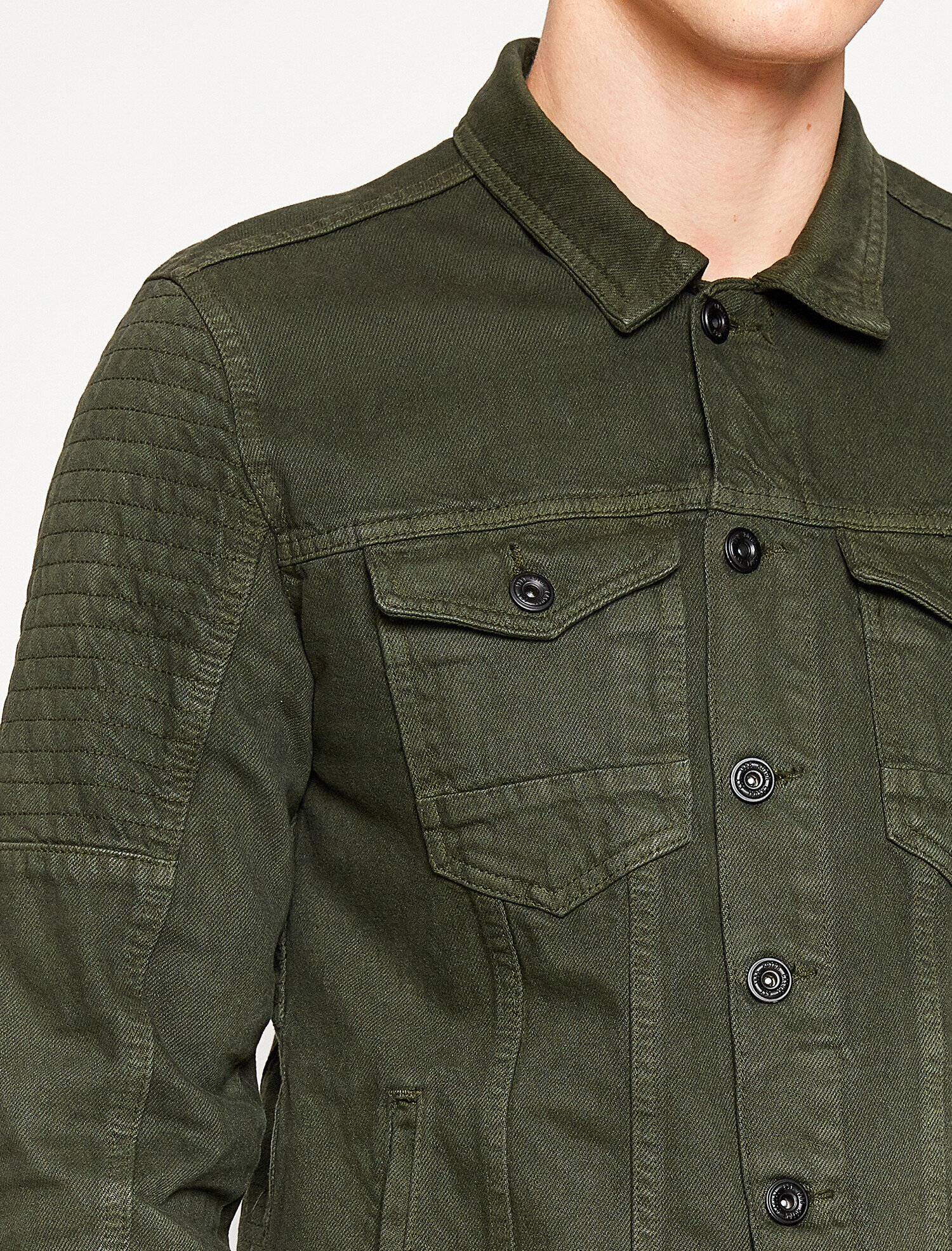   Klasik Yaka Jean Ceket