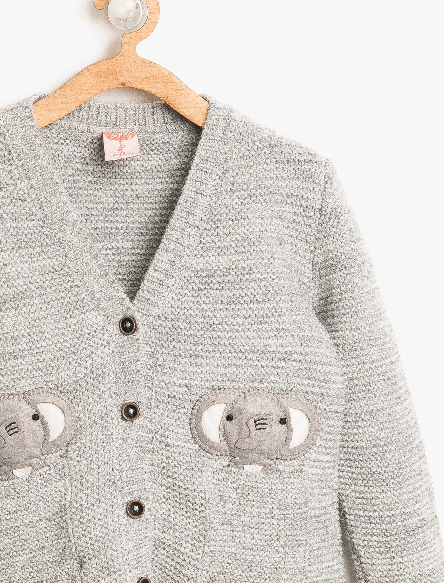  Erkek Bebek Hayvan Figürlü Hırka