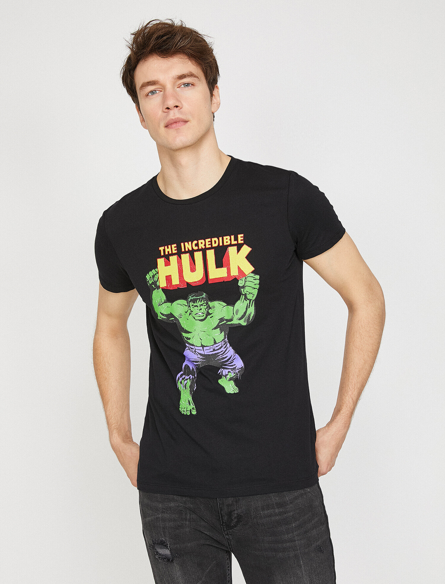   Hulk Lisanslı Baskılı Tişört