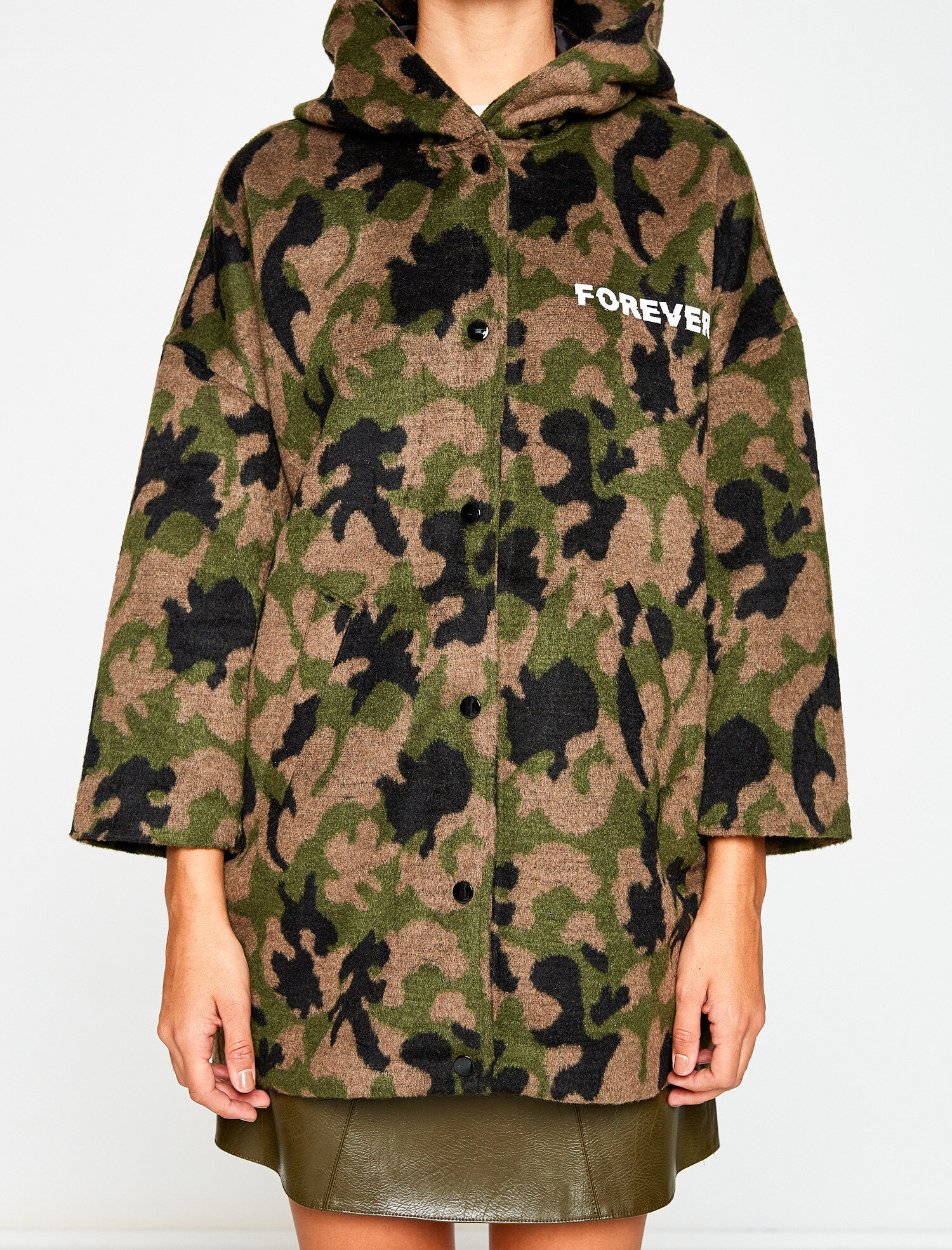   Kamuflaj Desenli Kaban