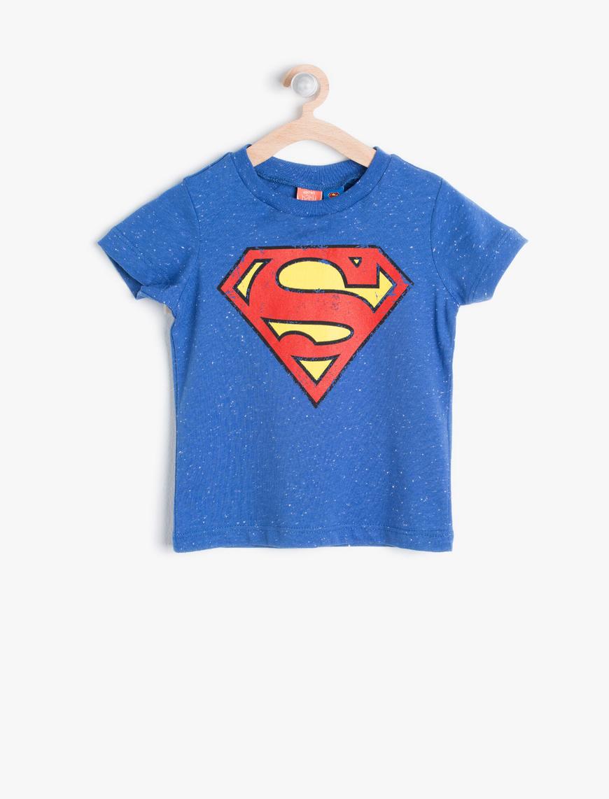  Erkek Bebek Superman Baskılı Tişört