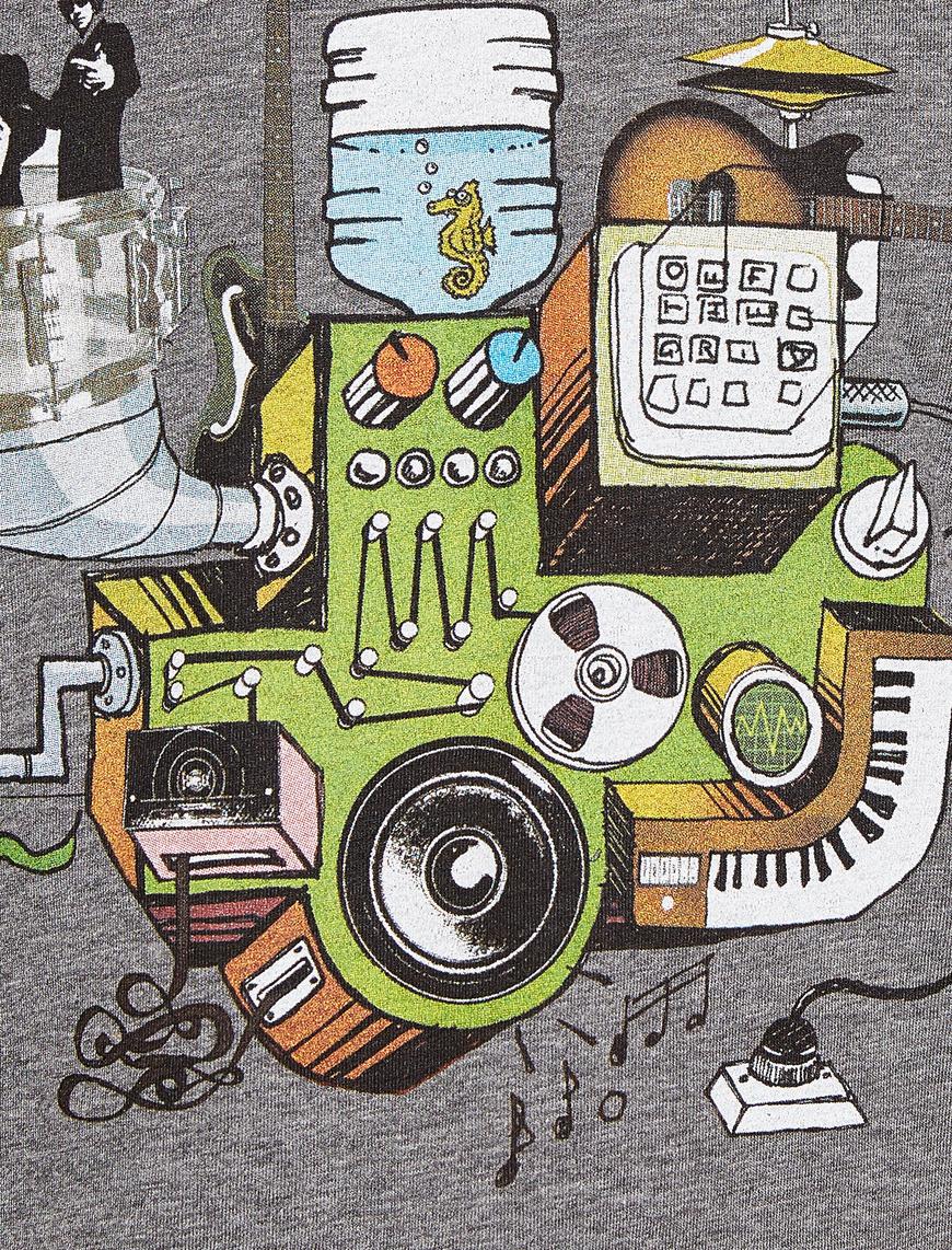  Müzik Lisanslı Beastie Boys Baskılı Tişört