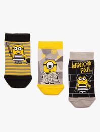 Minions Fail Desenli Çorap