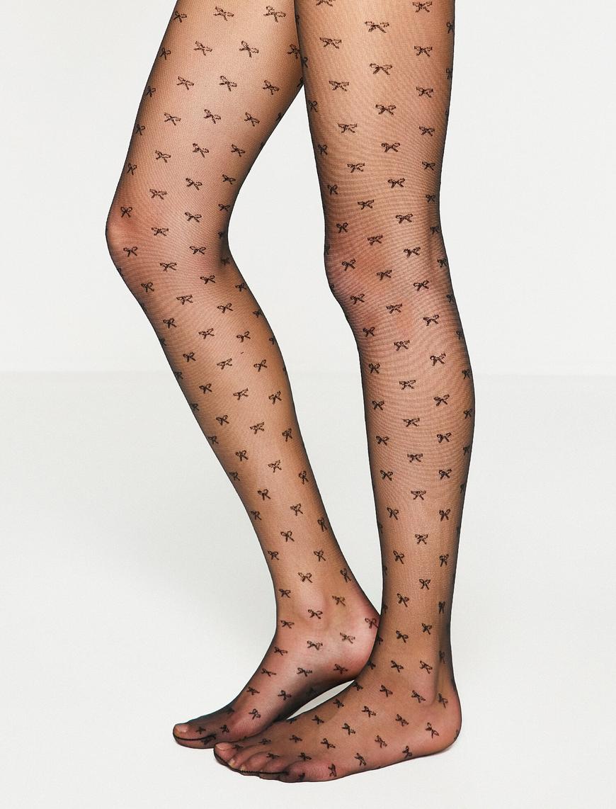  Kadın Desenli Külotlu Çorap