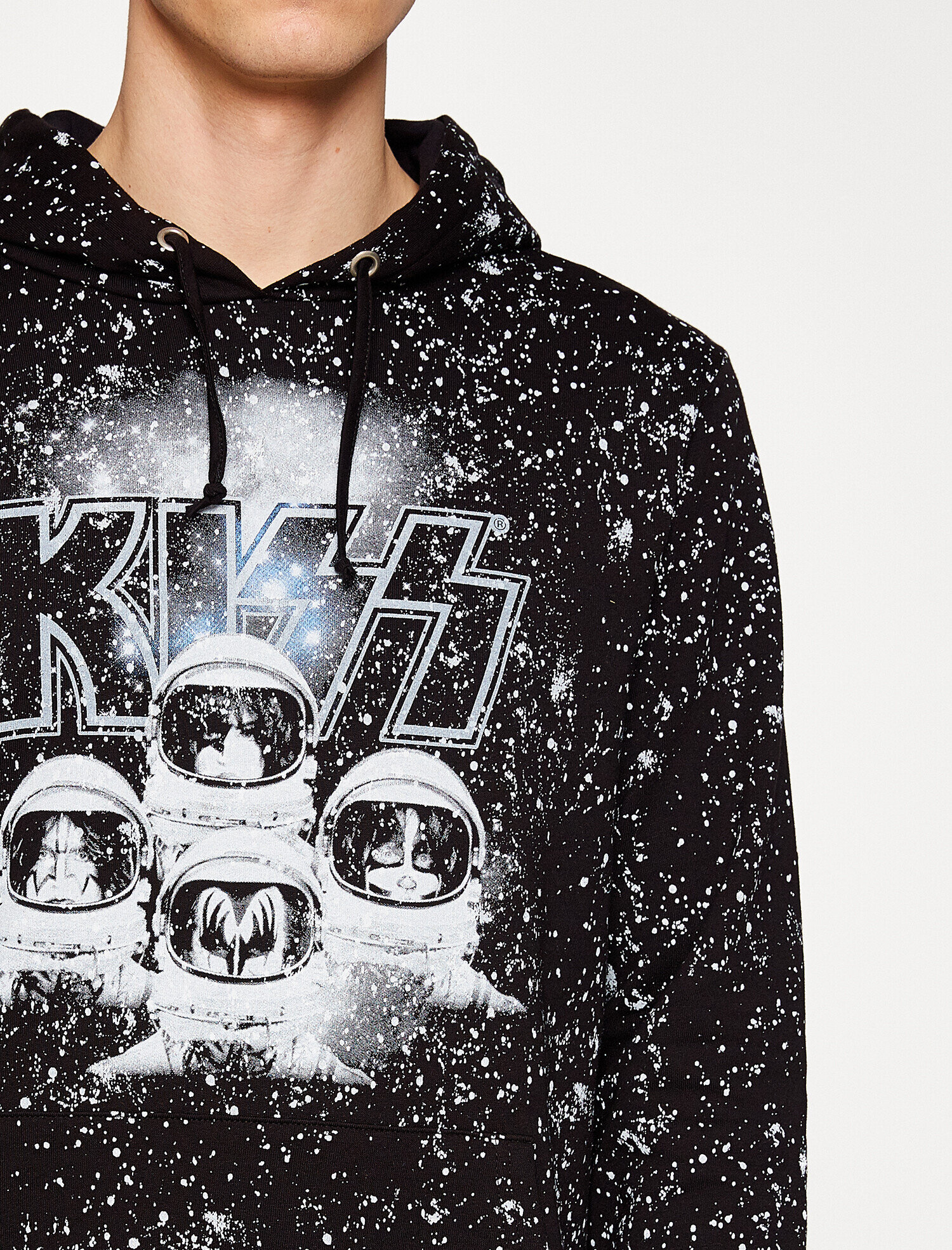   Müzik Lisanslı Kiss Baskılı Sweatshirt