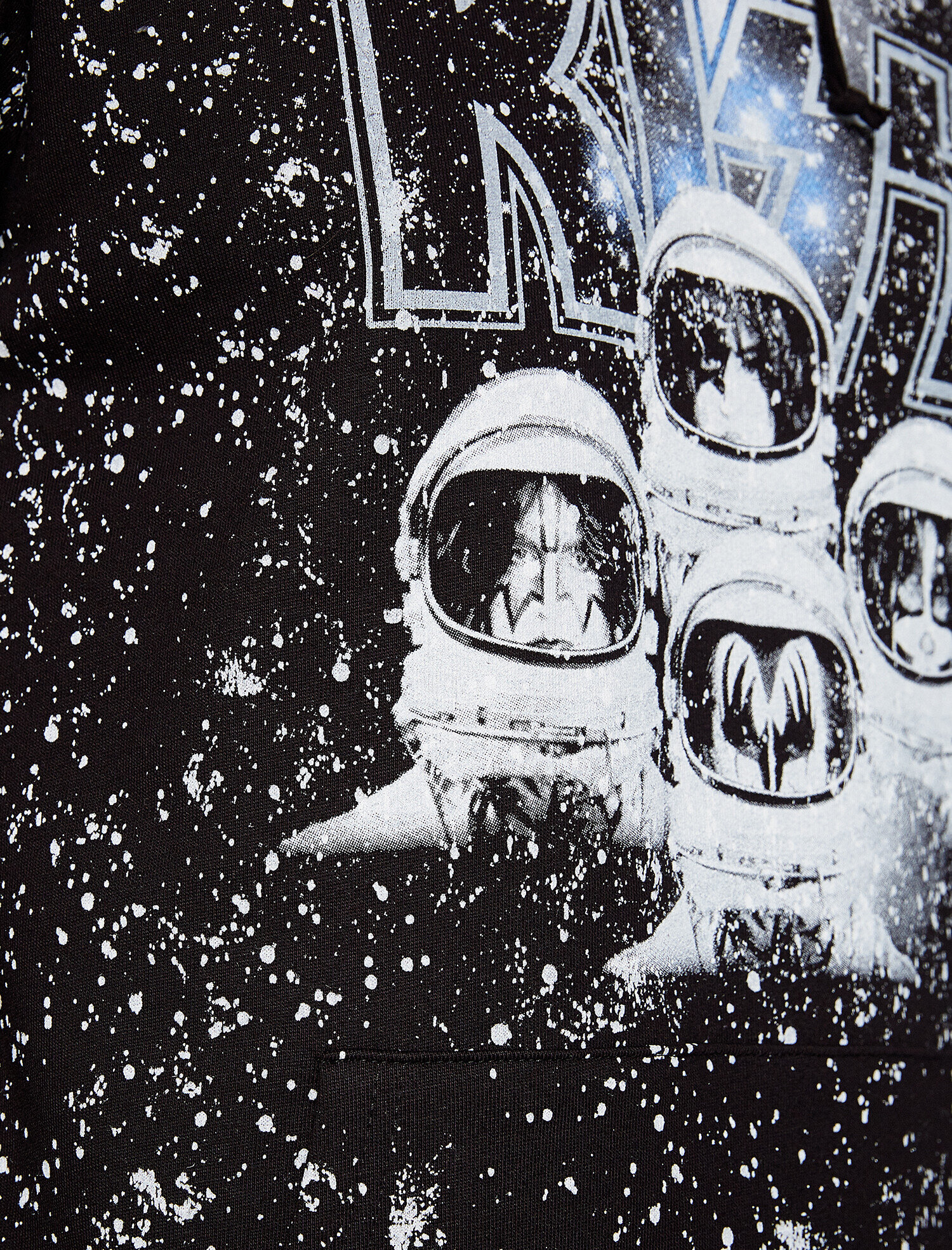   Müzik Lisanslı Kiss Baskılı Sweatshirt