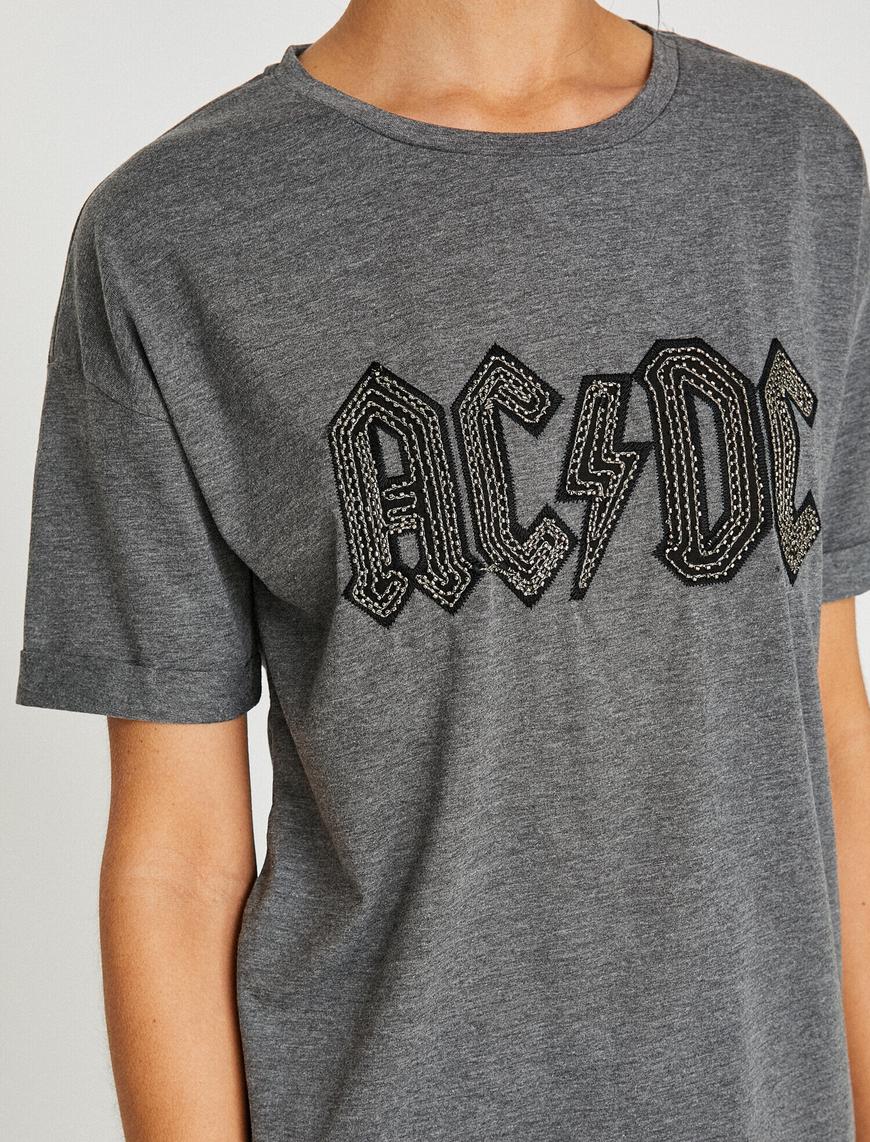   AC / DC Lisanslı Baskılı Tişört