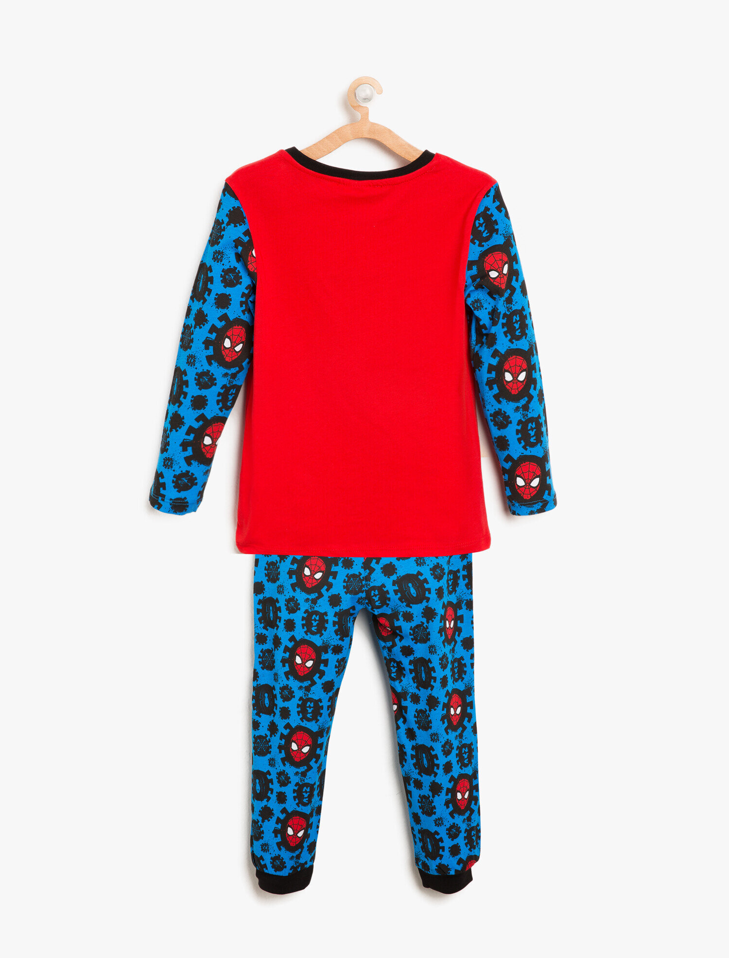  Erkek Çocuk Spiderman Baskılı Pijama Takımı