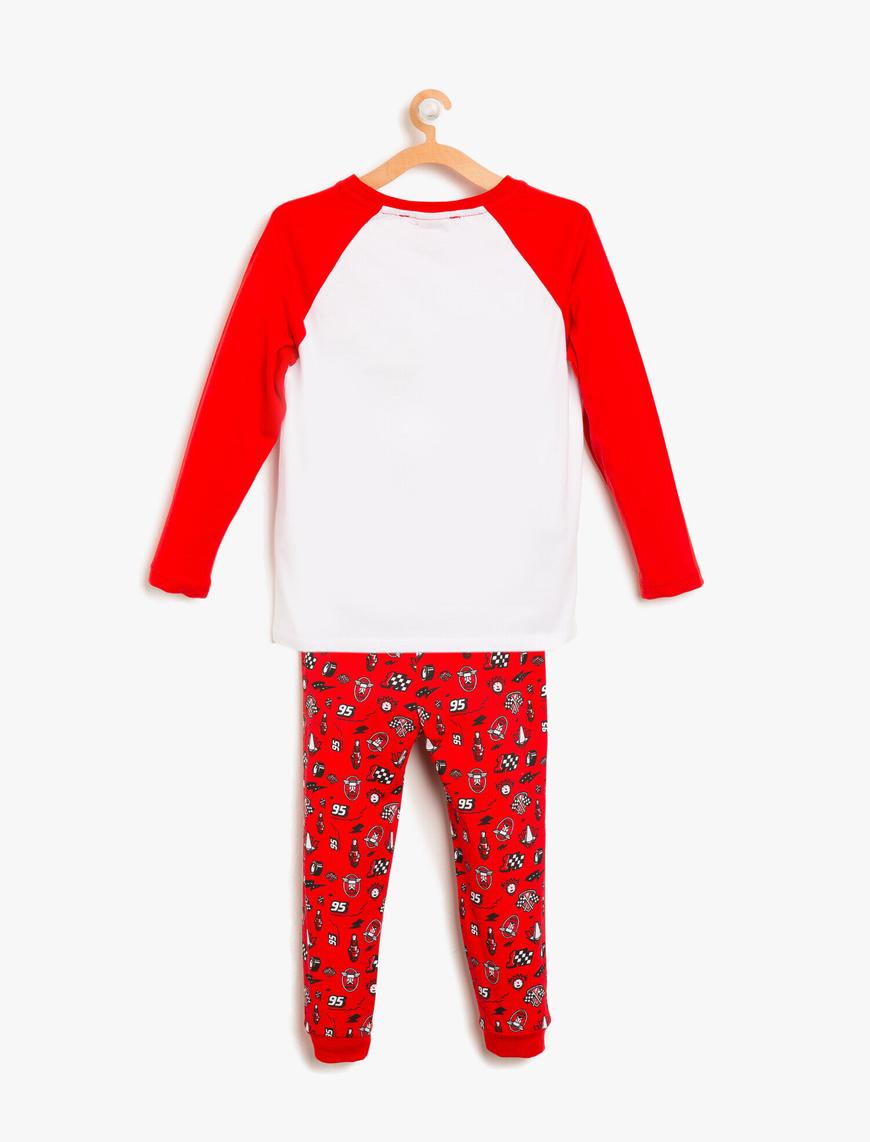  Erkek Çocuk Mcqueen Baskılı Pijama Takımı