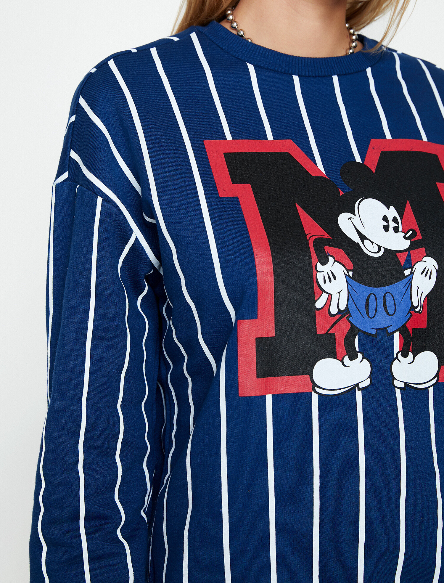  Mickey Mouse Lisanslı Baskılı Sweatshirt