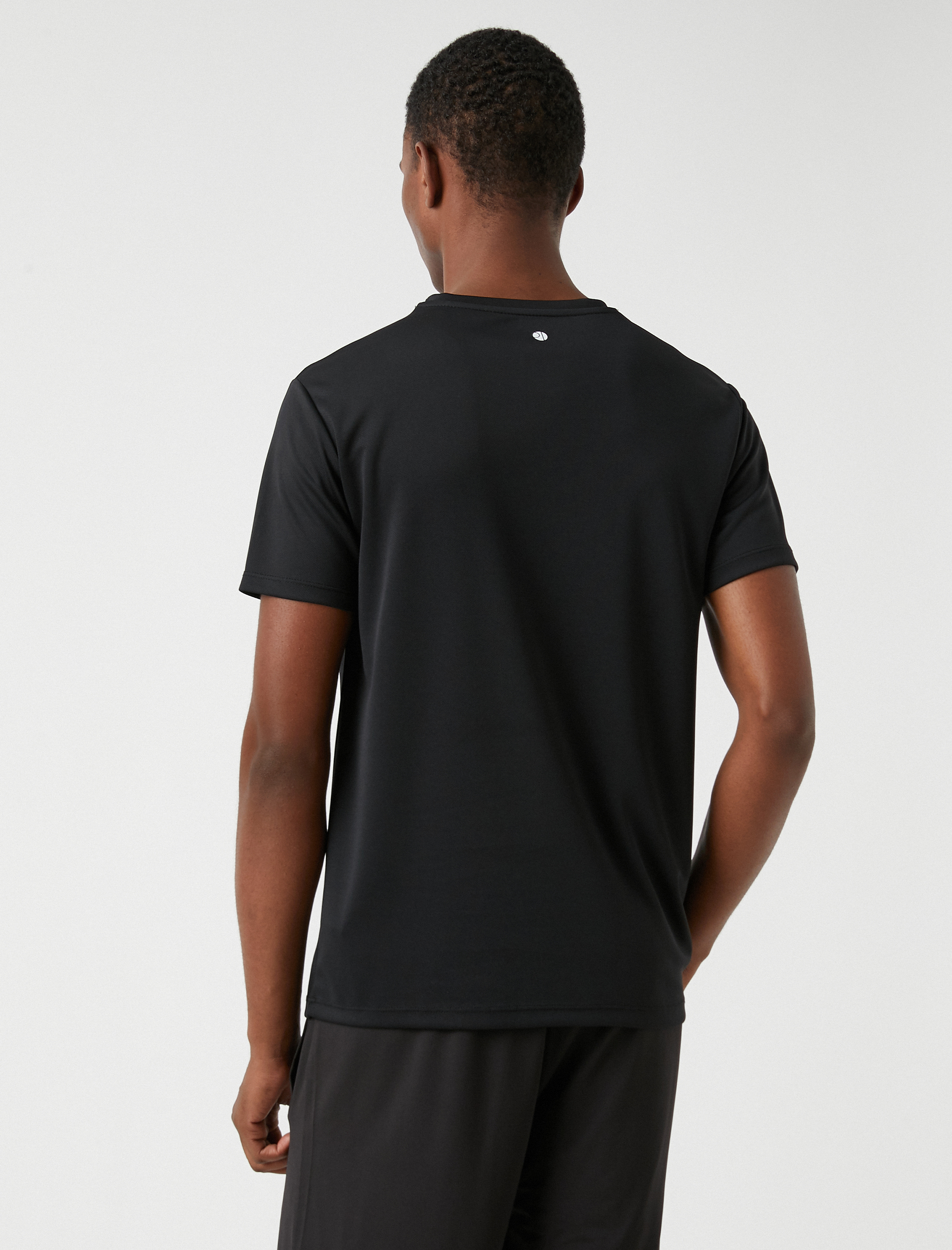   Baskılı Bisiklet Yaka Tişört