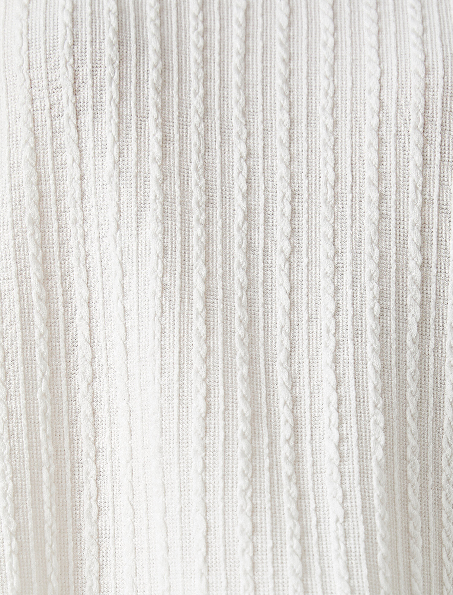   Örgü Desenli Tişört Kısa Kollu Bisiklet Yaka