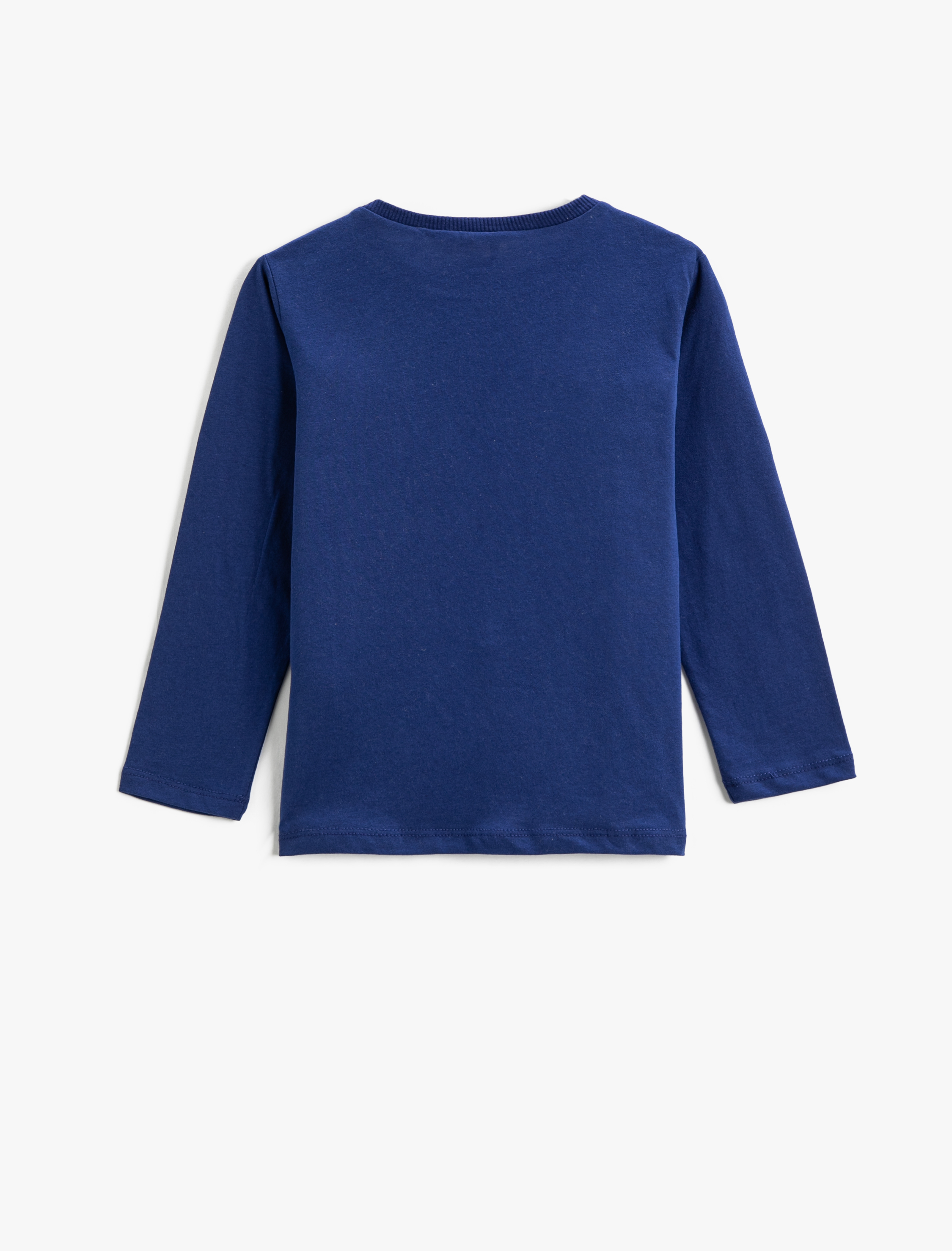  Erkek Çocuk T-Rex Dinozor Baskılı Tişört Uzun Kollu Pamuklu