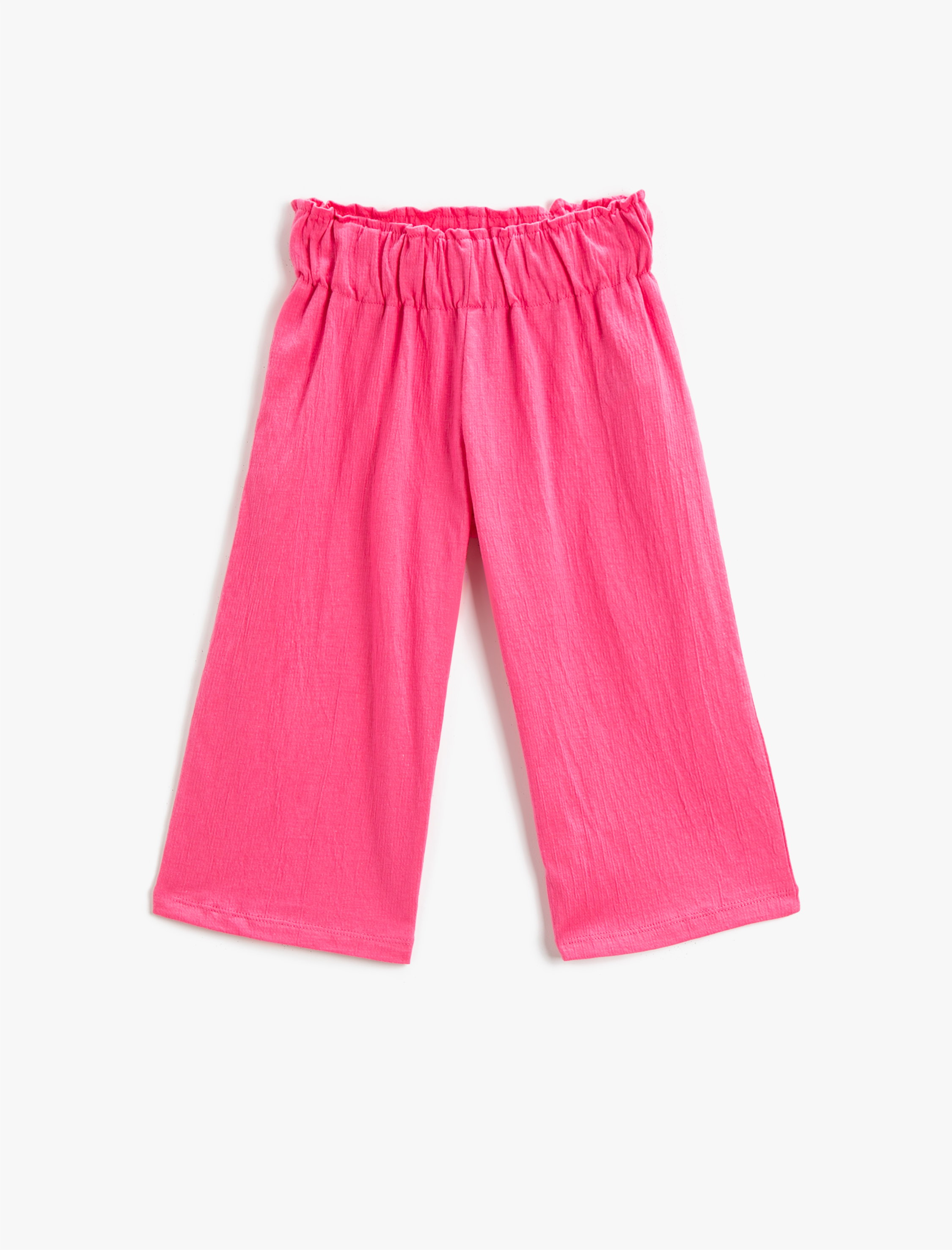  Kız Çocuk Basic Geniş Paça Pantolon